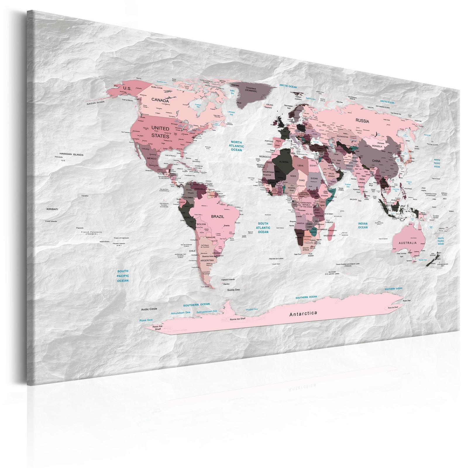 Tableau - World Map: Pink Continents