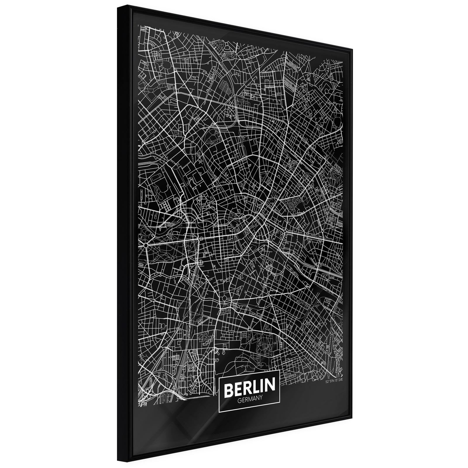 Poster Berlin - Plan de Ville
