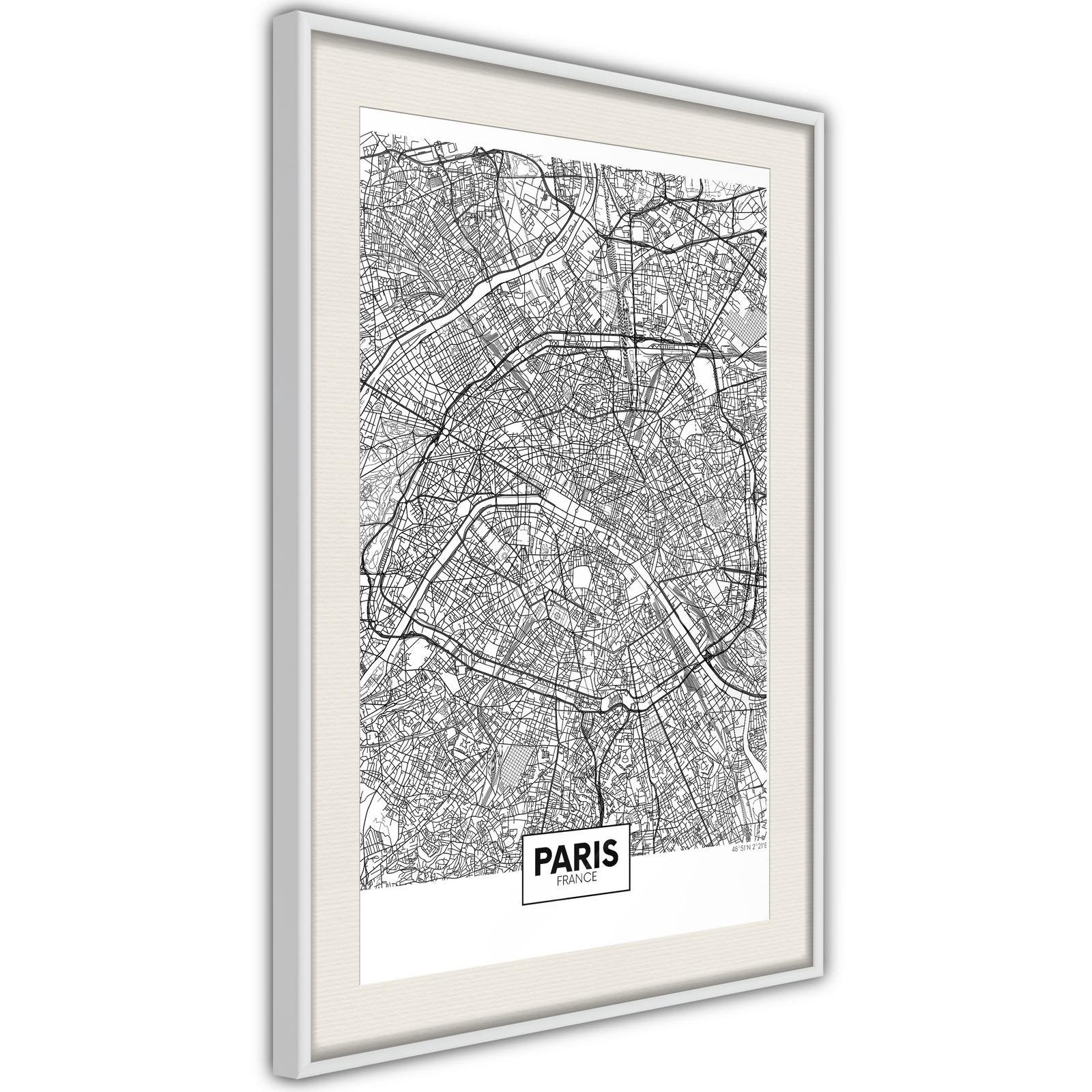 Poster Plan de la Ville de Paris