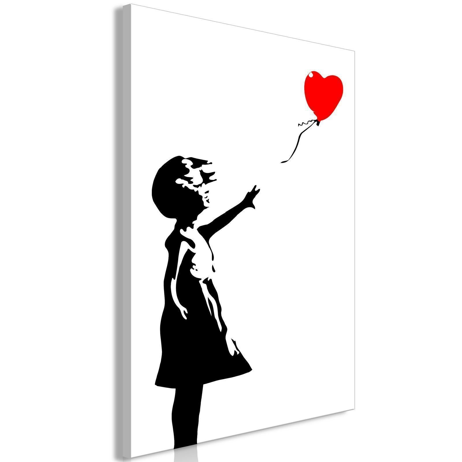 Tableau - Little Girl with a Balloon (1 Part) Vertical