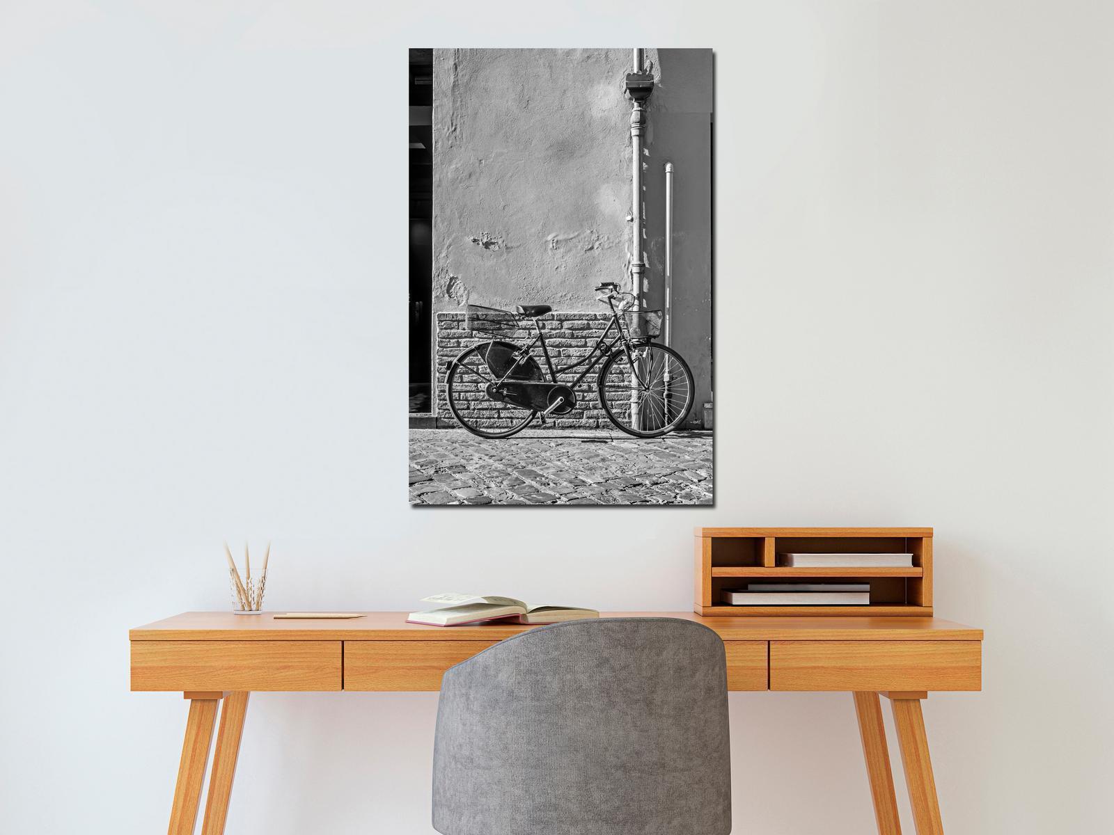 Tableau - Old Italian Bicycle (1 Part) Vertical