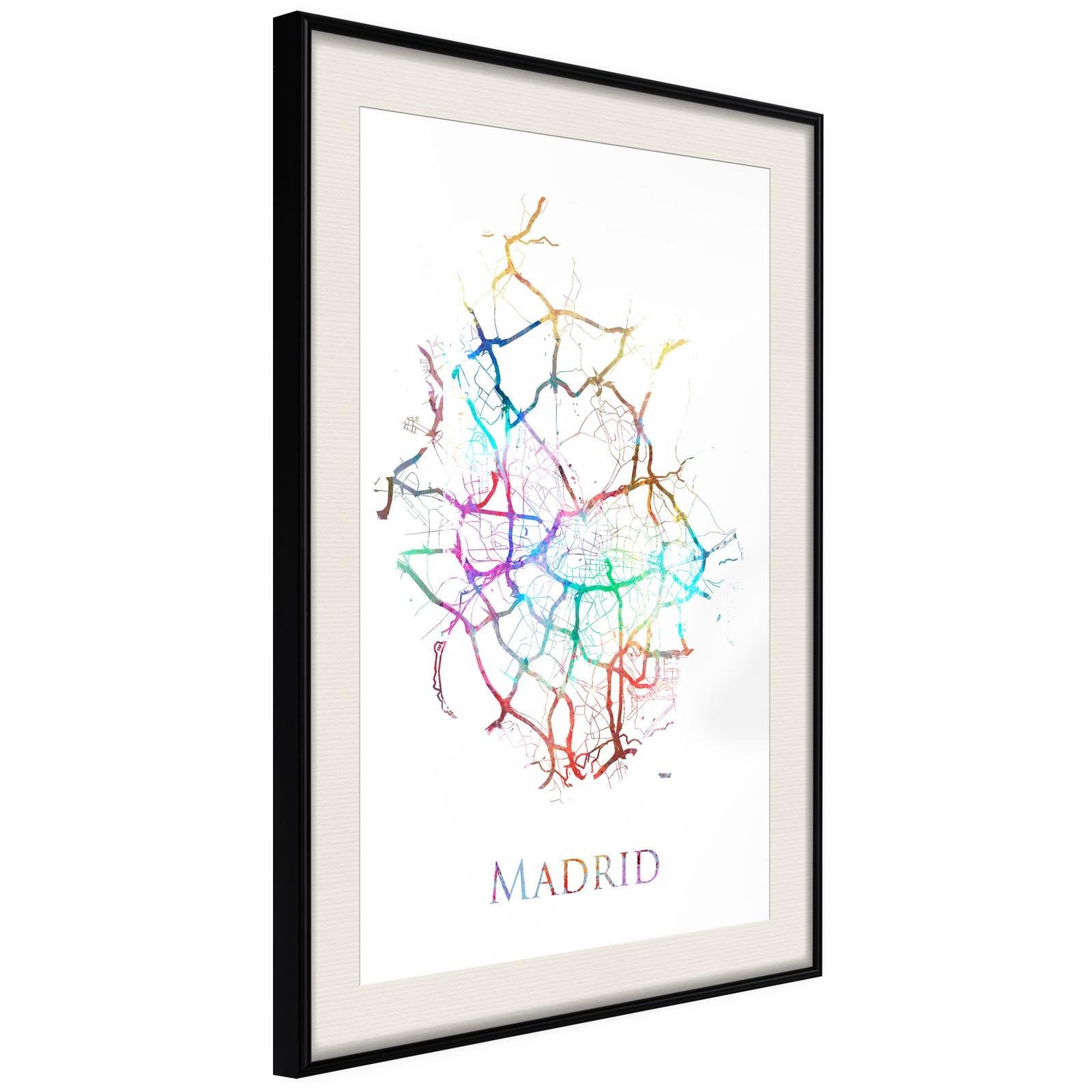 Poster Madrid - Plan de ville