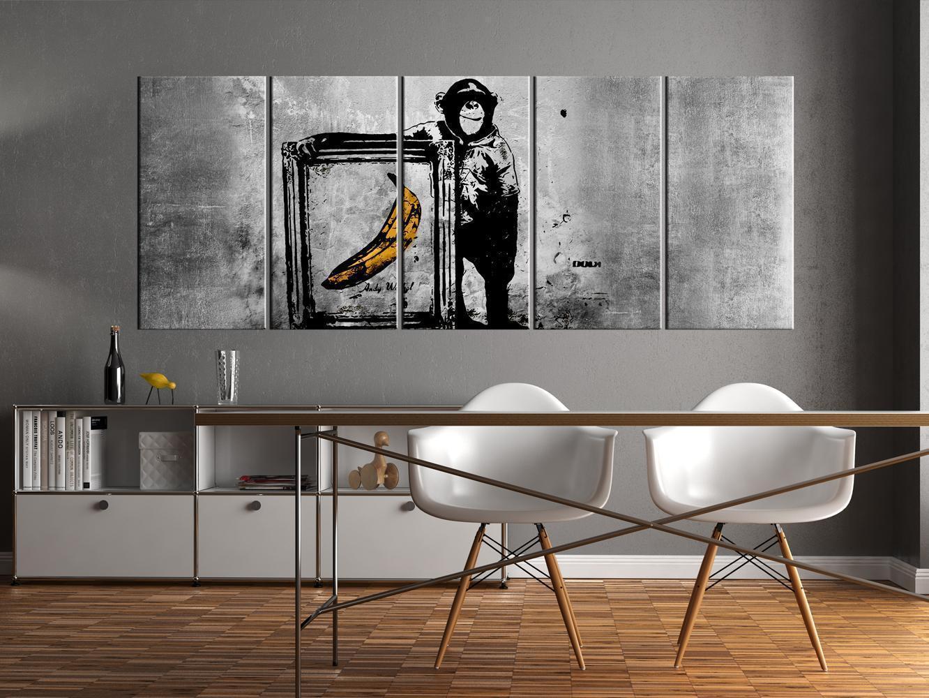 Tableau - Banksy: Monkey with Frame