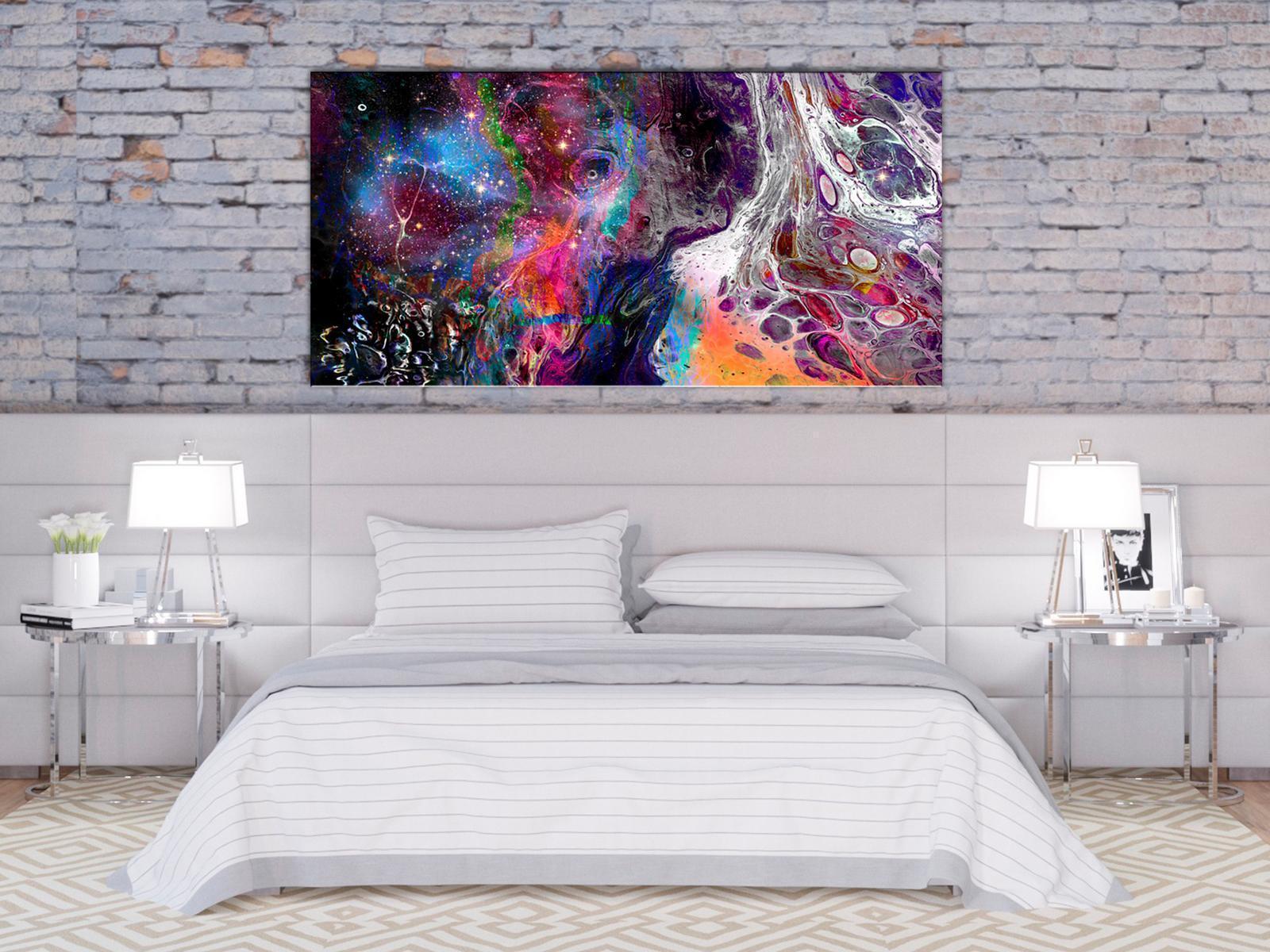 Tableau - Colourful Galaxy (1 Part) Wide