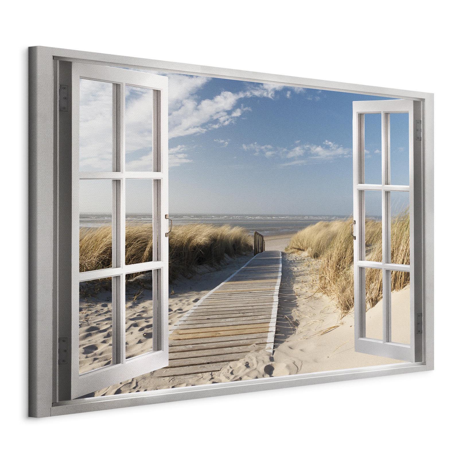 Tableau - Window: View of the Beach
