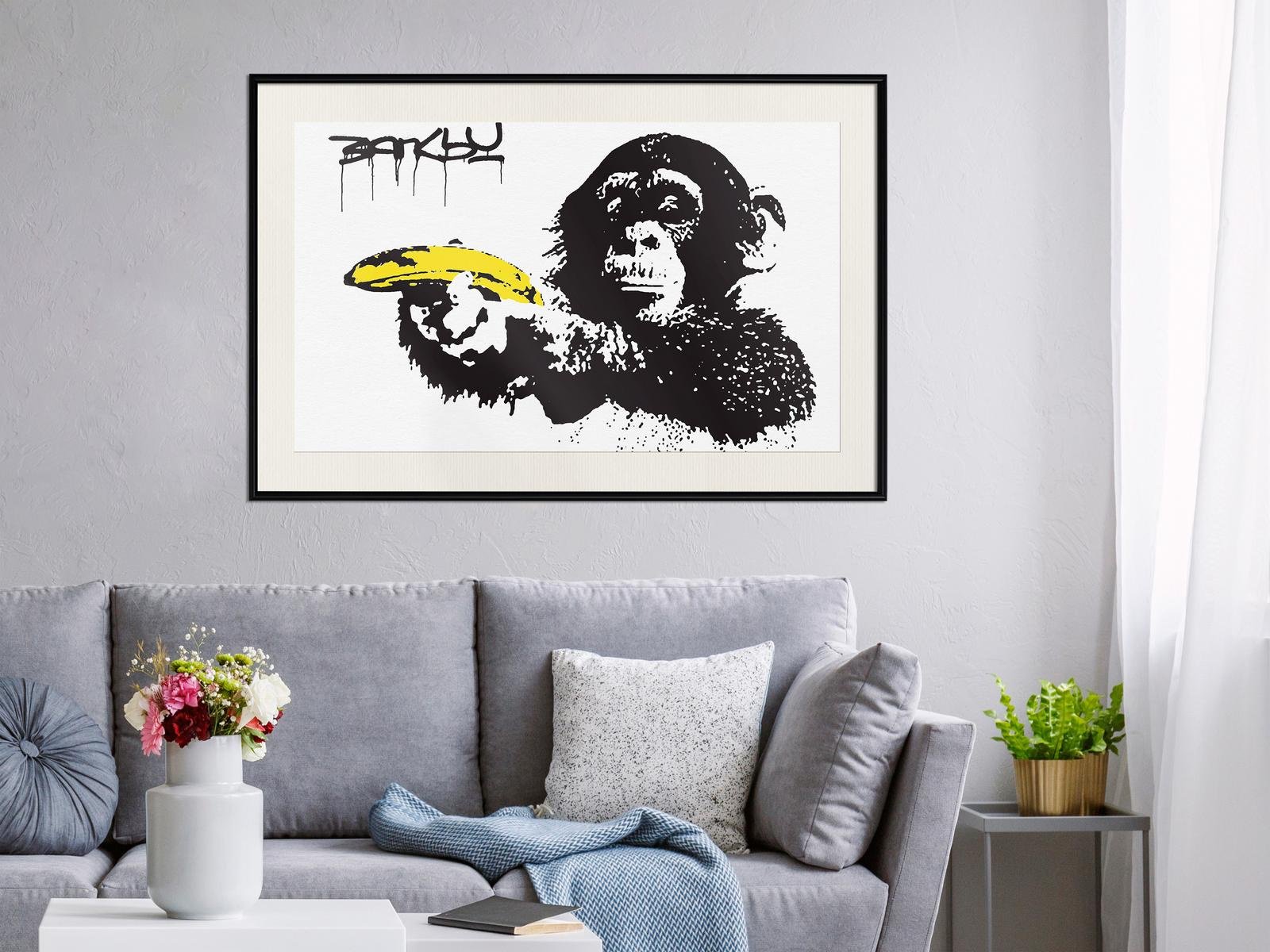 Poster Banksy banana gun