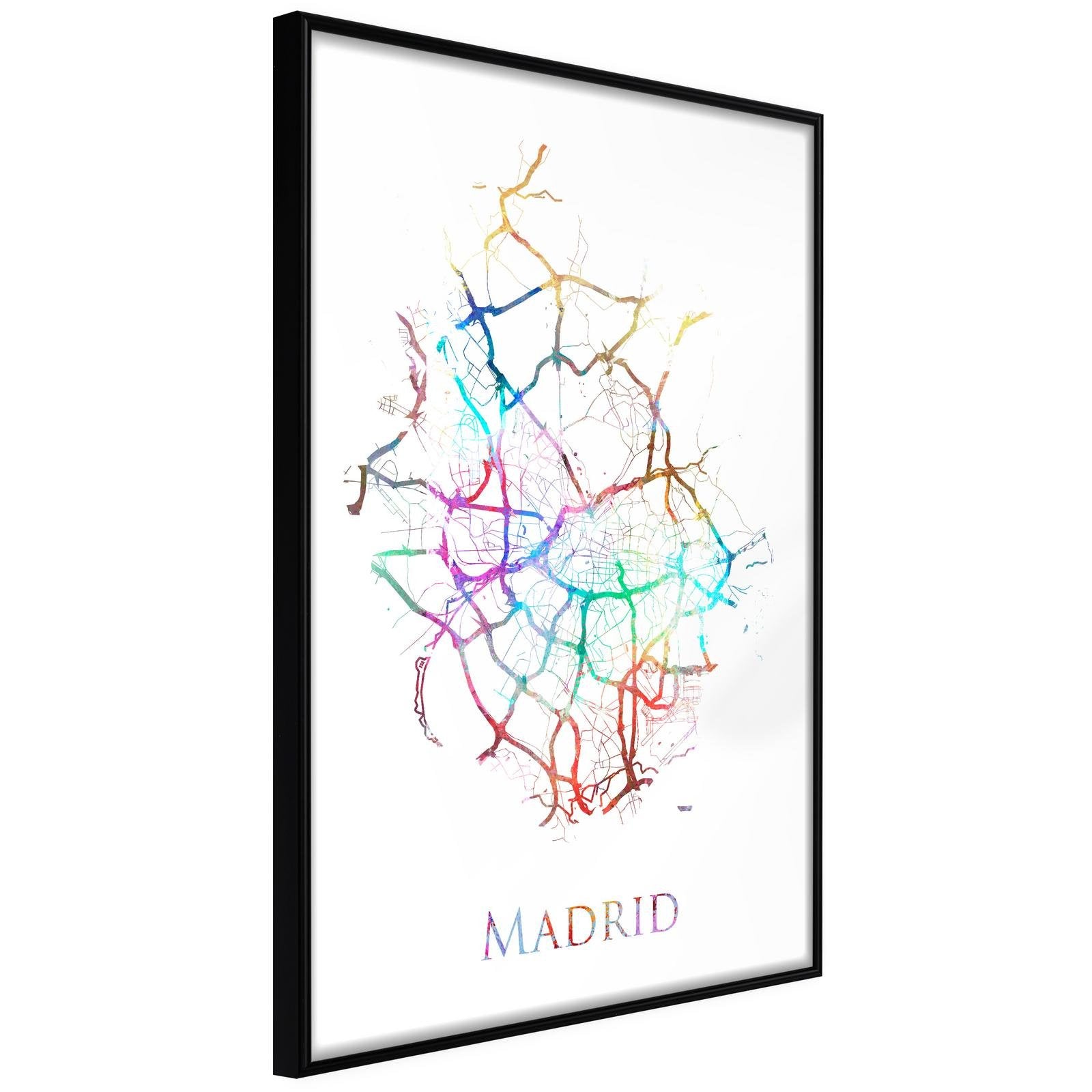 Poster Madrid - Plan de ville