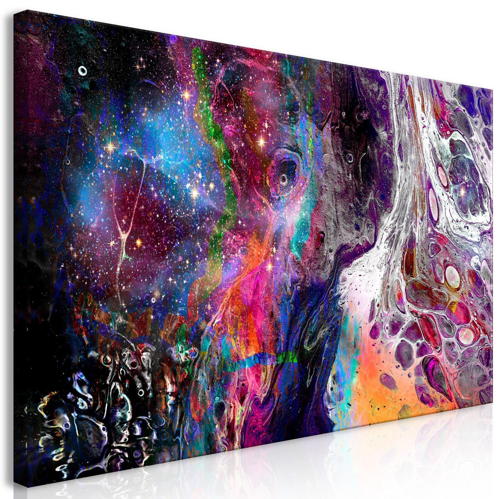 Tableau - Colourful Galaxy (1 Part) Wide