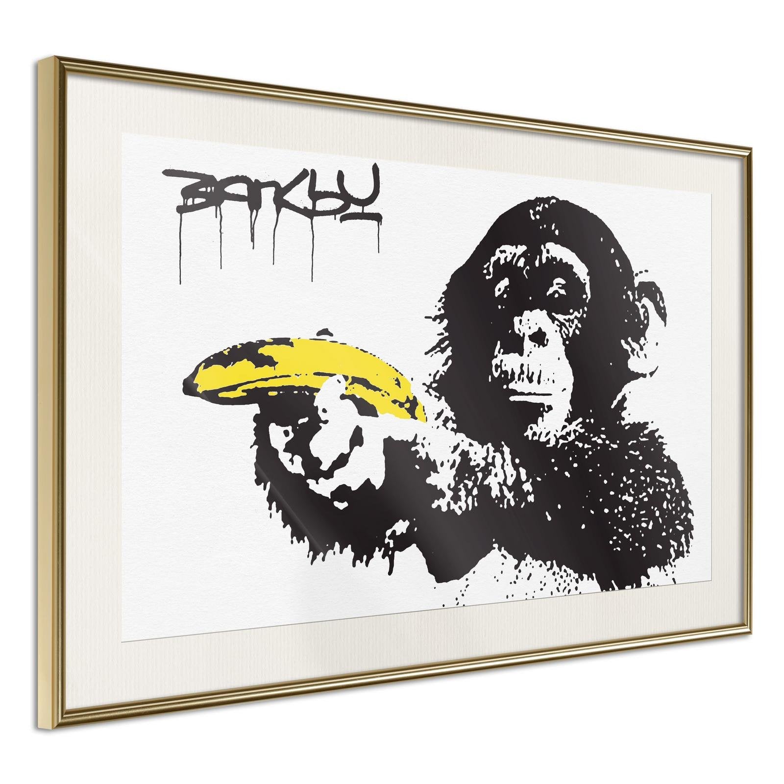 Poster Banksy banana gun