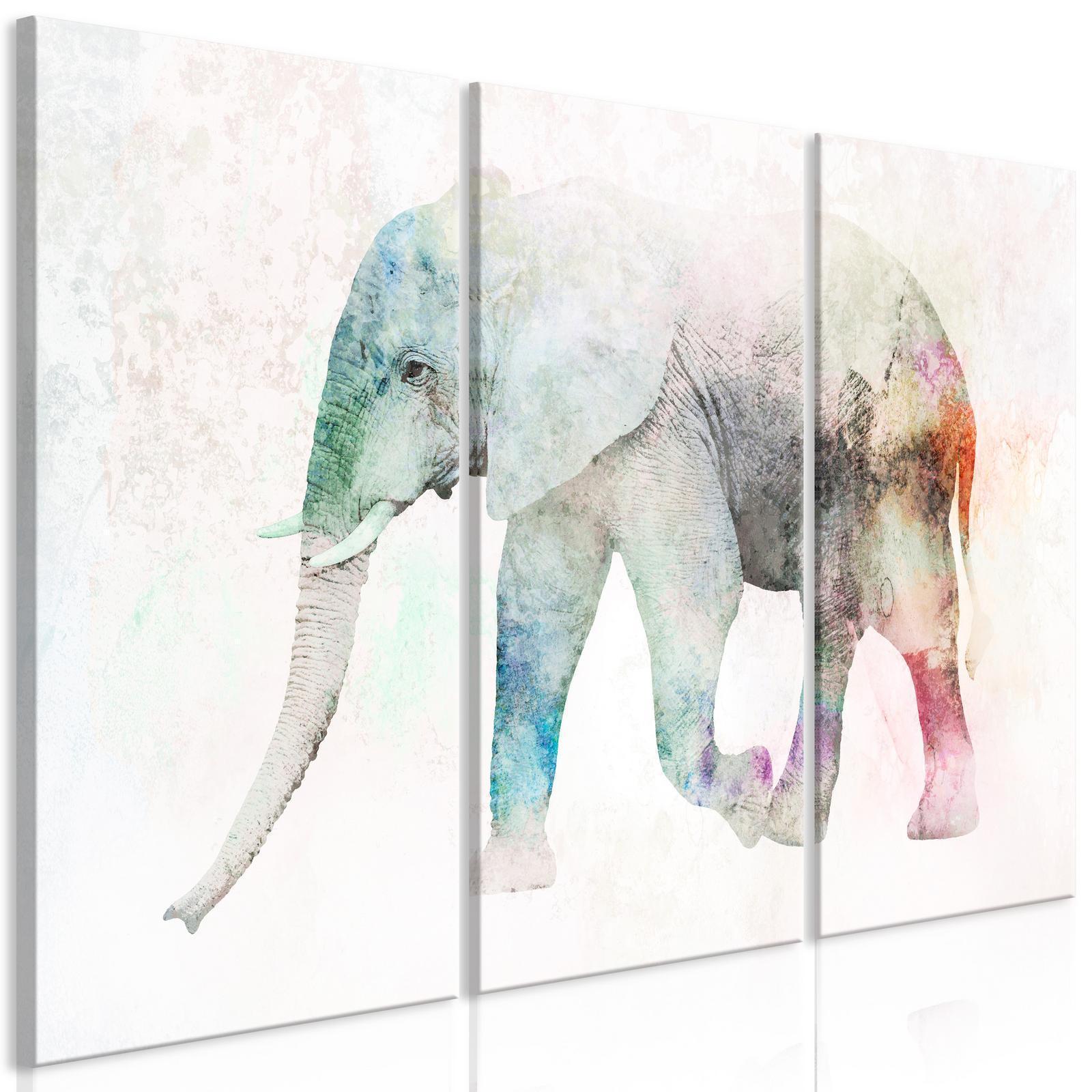 Tableau - Painted Elephant (3 Parts)