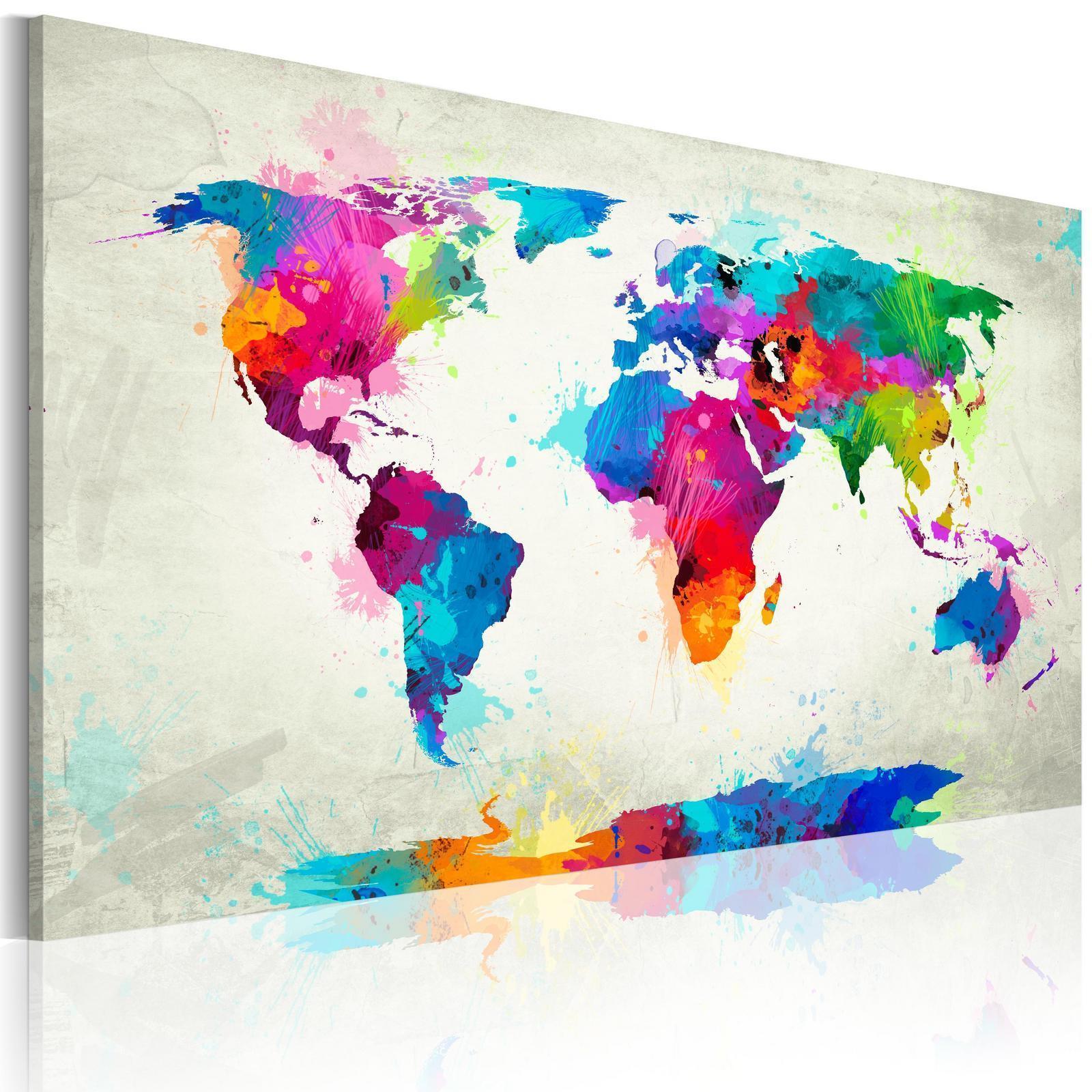 Tableau - Map of the world - an explosion of colors