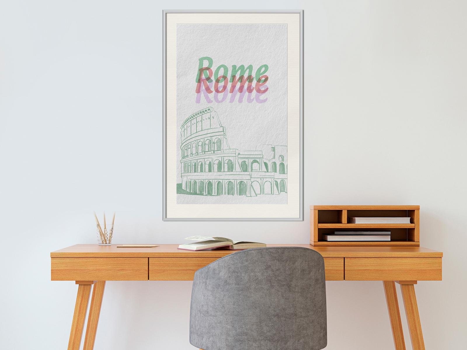 Affiche Pastel Rome