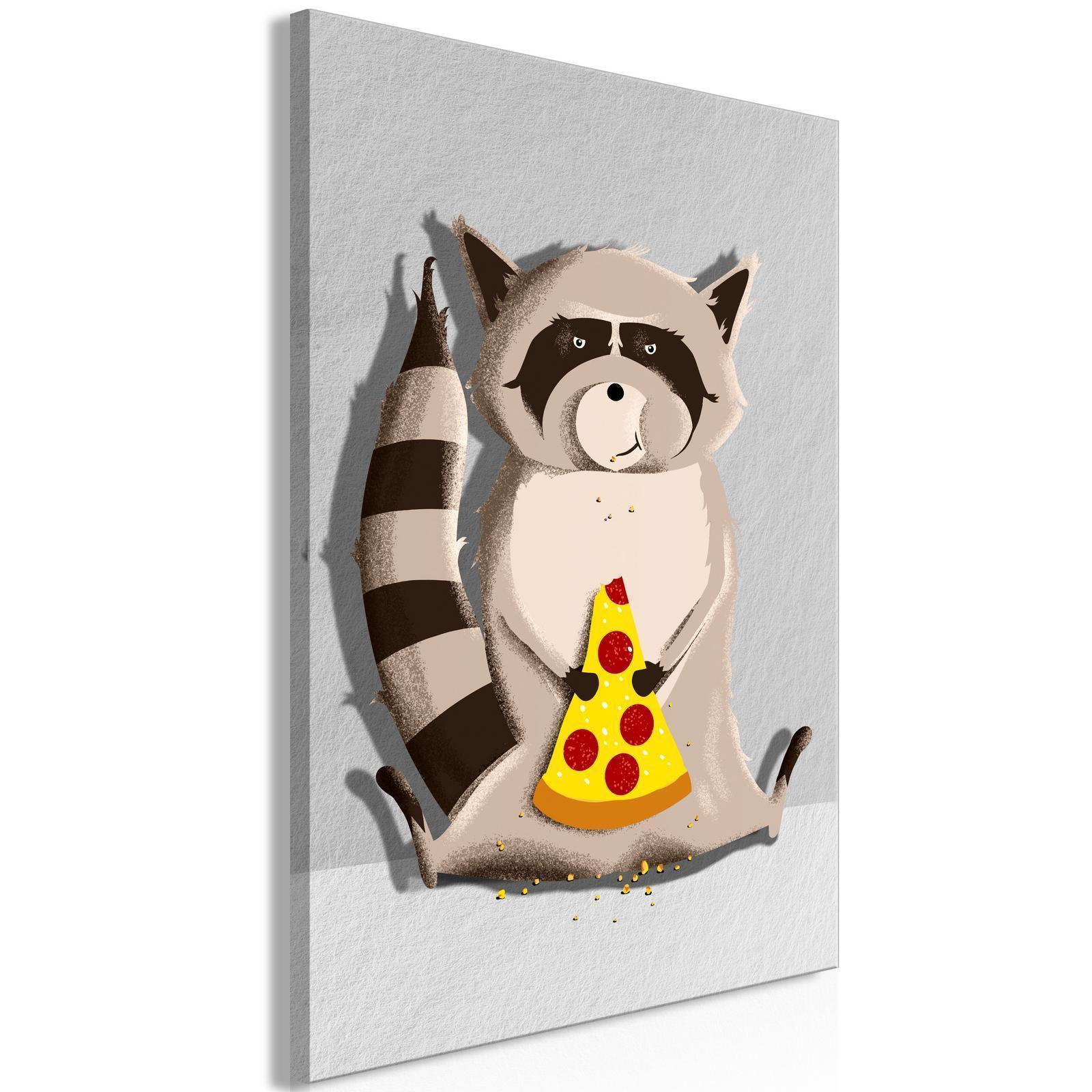 Tableau - Gourmand Raccoon (1 Part) Vertical