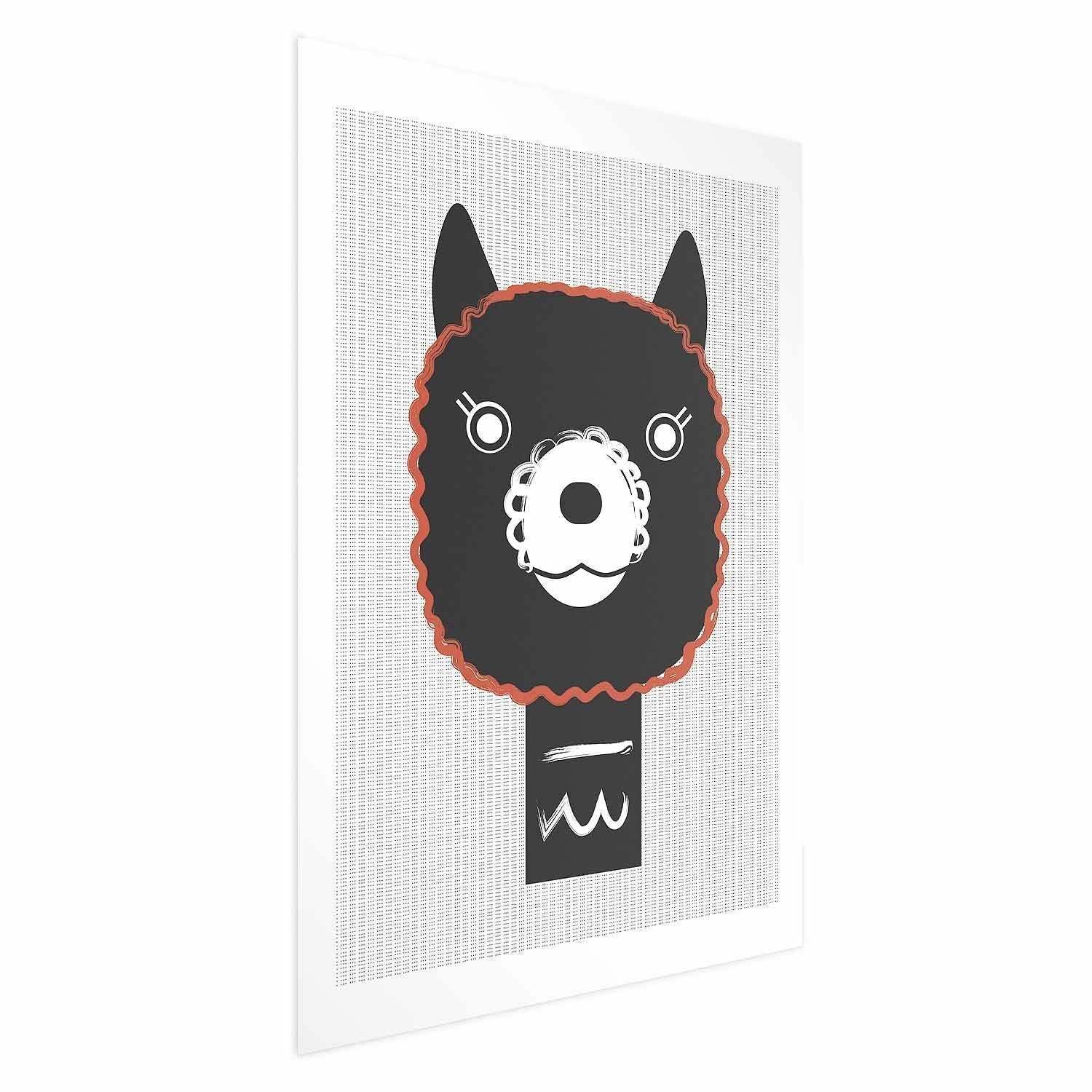 Poster - Decorative Alpaca