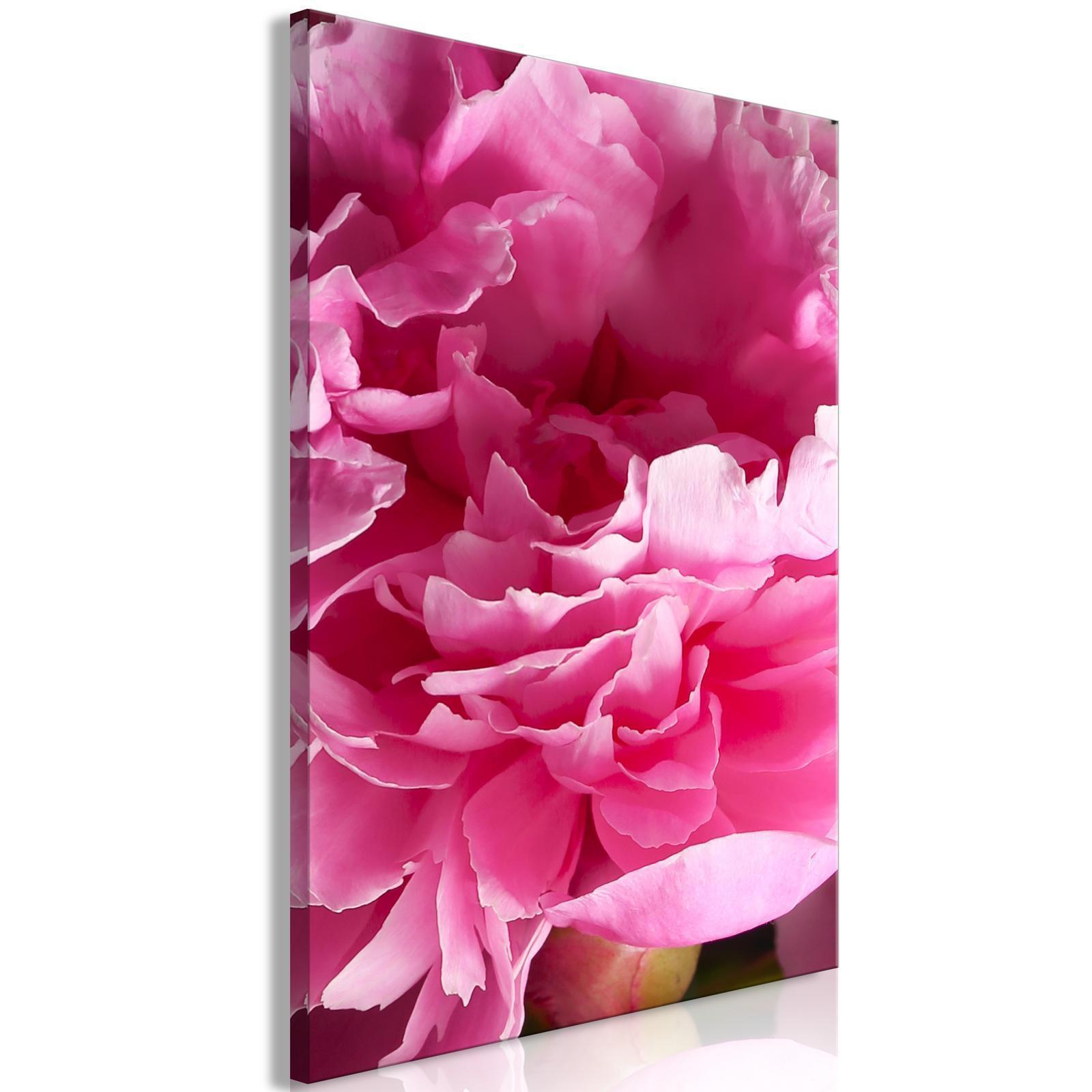 Tableau - Blossom of Beauty (1-part) - Pink Peony Flower Embraced by Nature