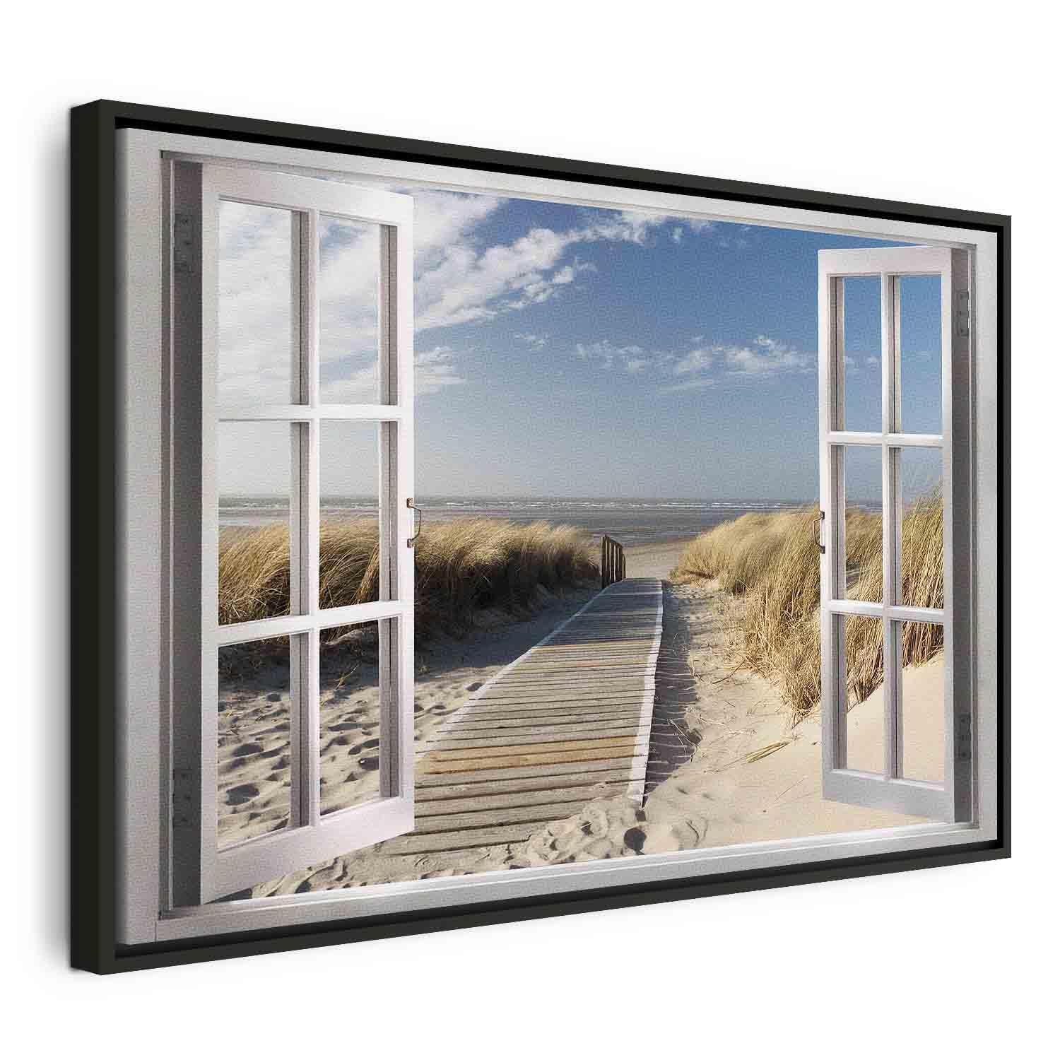 Tableau - Window: View of the Beach