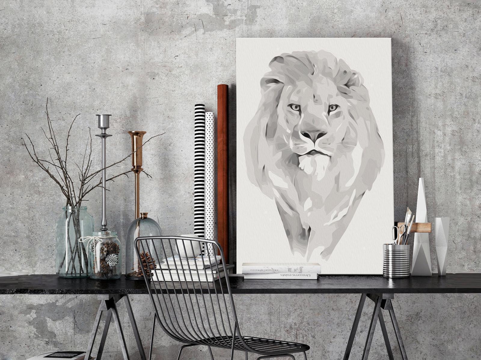 Peinture par numéros - White Lion