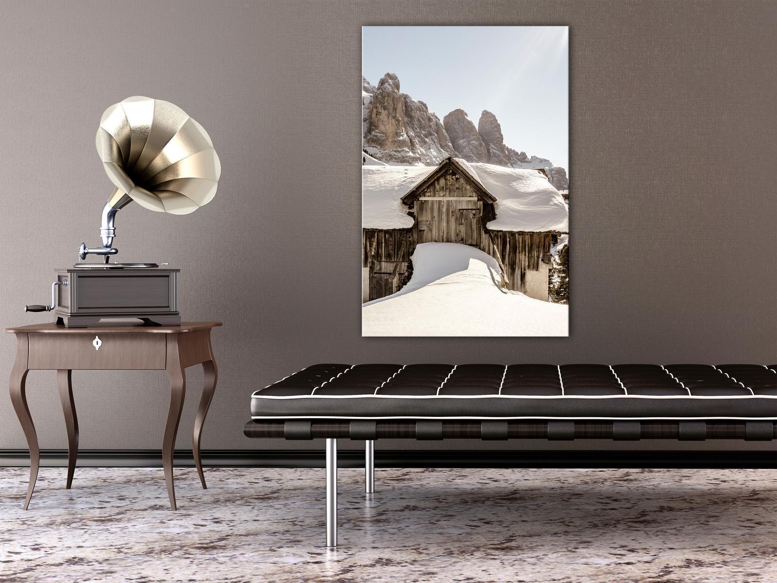 Tableau - Winter in the Dolomites (1 Part) Vertical