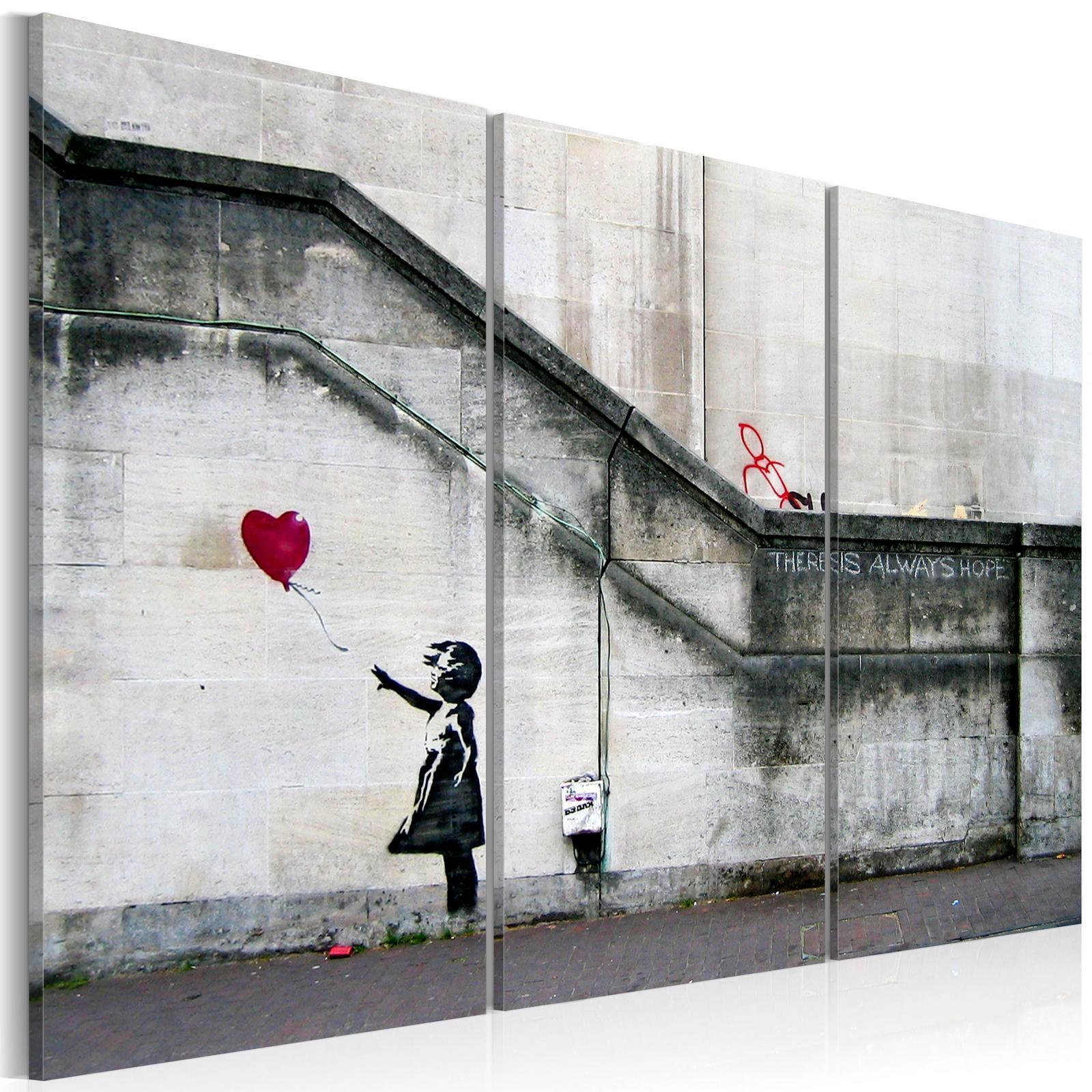 Tableau - Girl With a Balloon by Banksy
