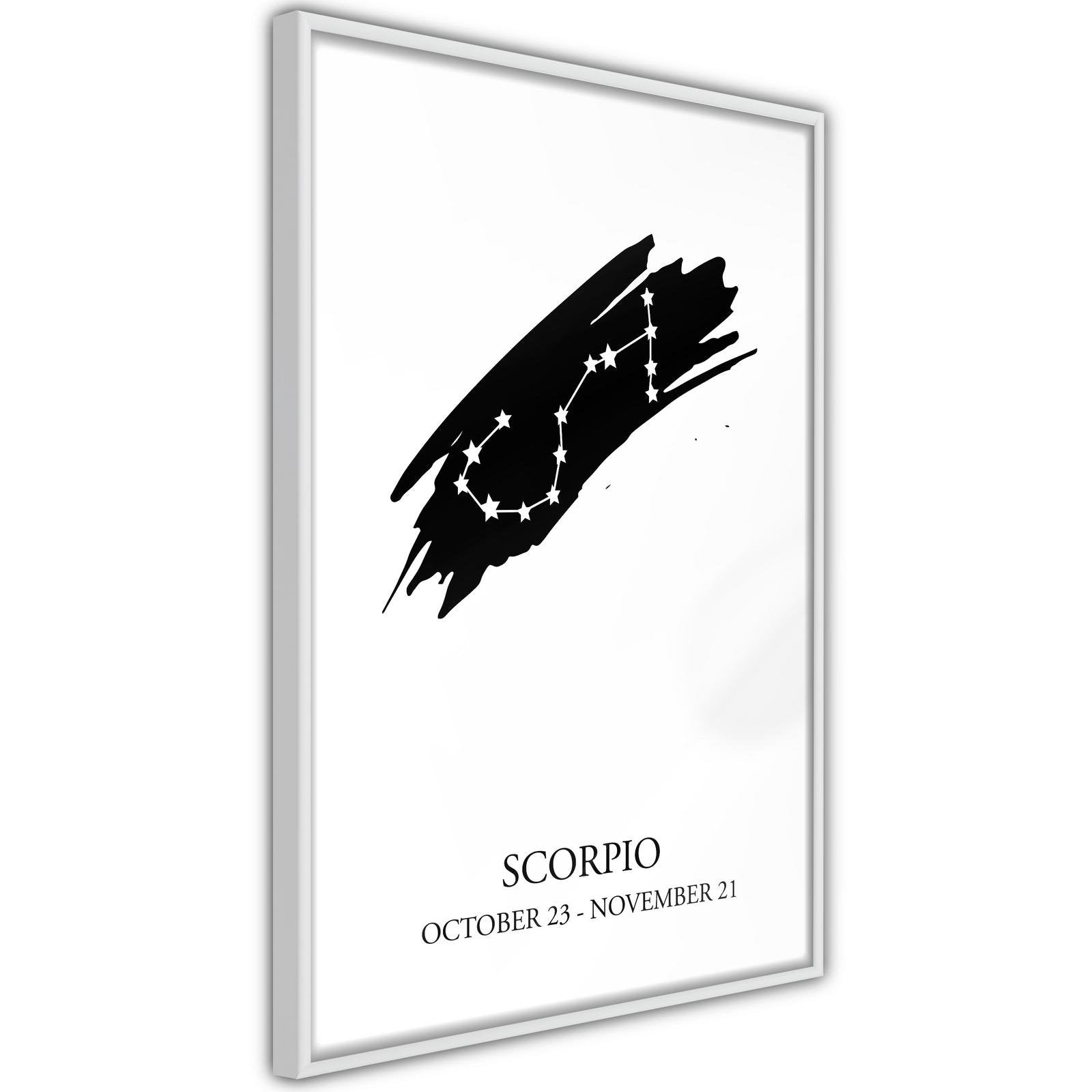Poster Scorpion astrologie