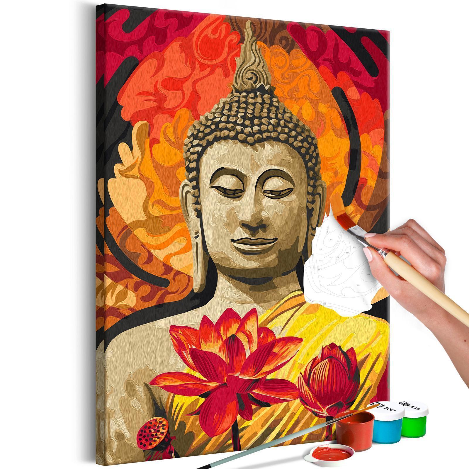 Peinture par numéros - Fiery Buddha