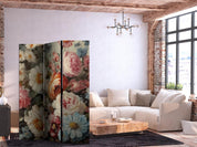 Paravent - Scent of Nature - Beautiful Garden Flowers in Pastel Colors