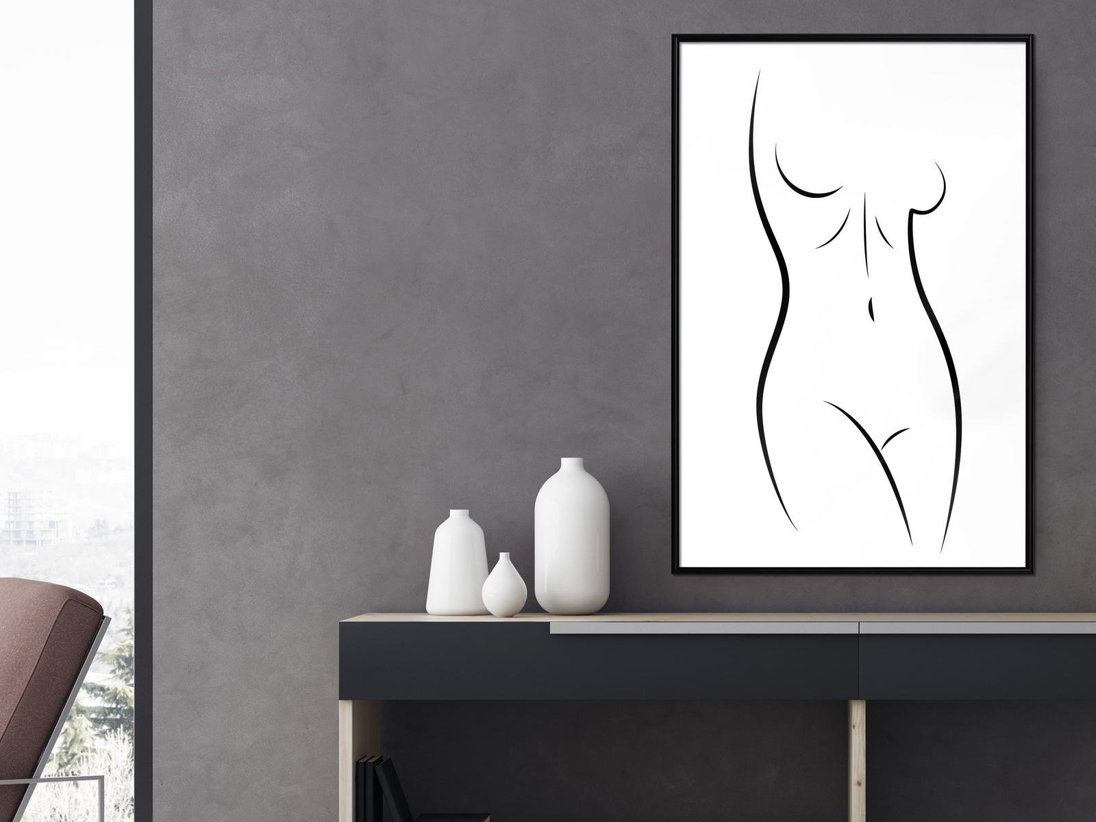 Affiche Minimaliste Nude