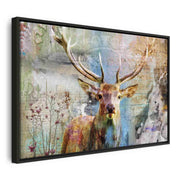 Tableau - Deer on Wood