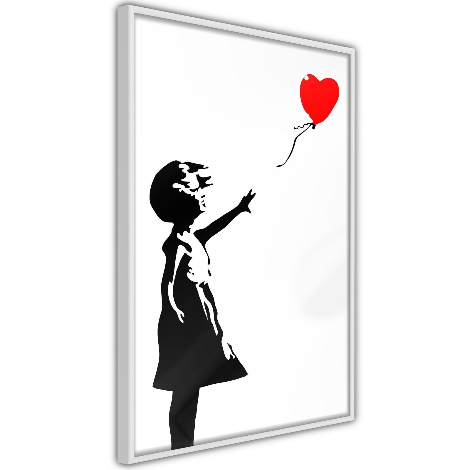 Poster Banksy la petite fille au ballon