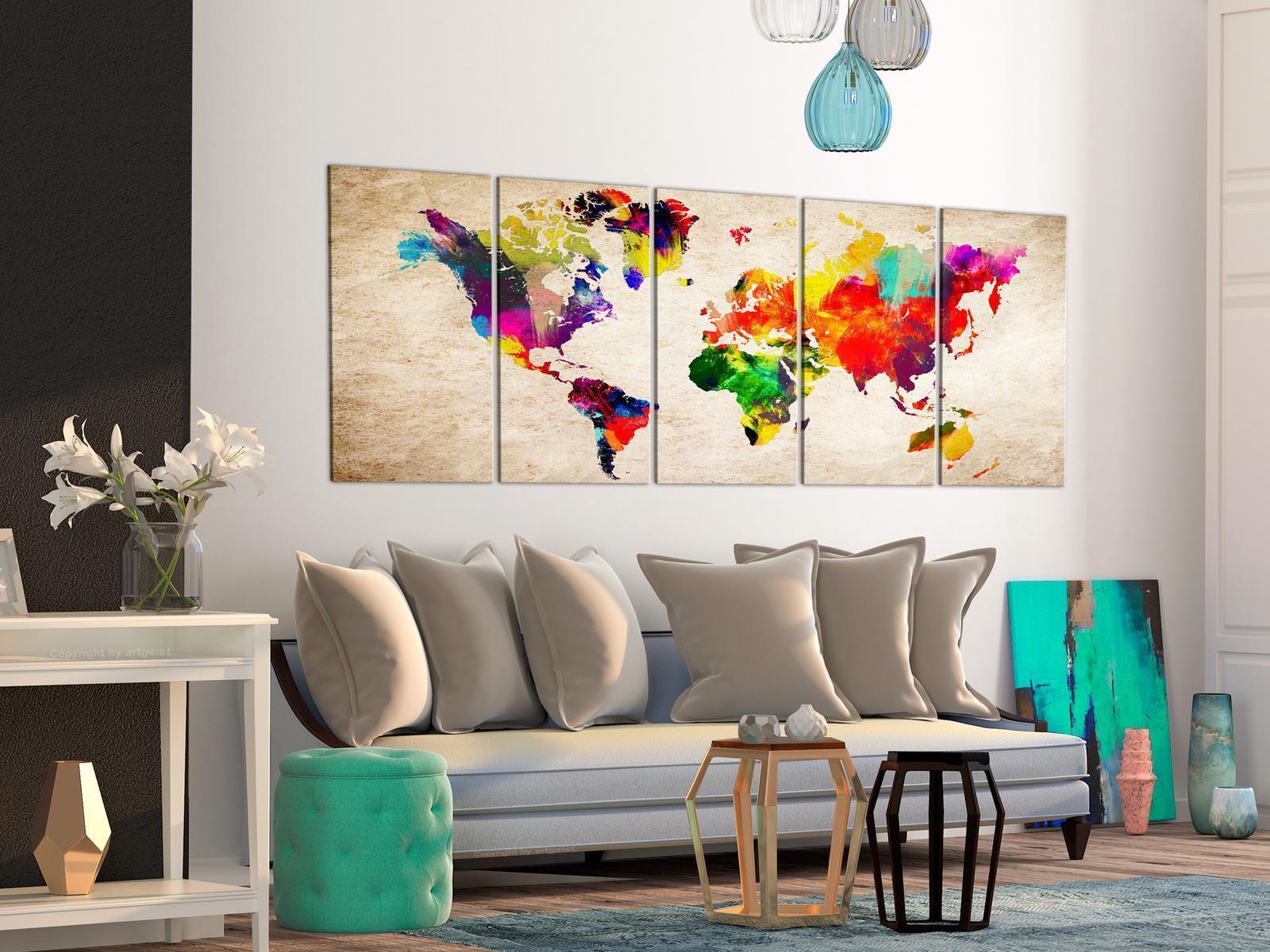 Tableau - World Map: Painted World