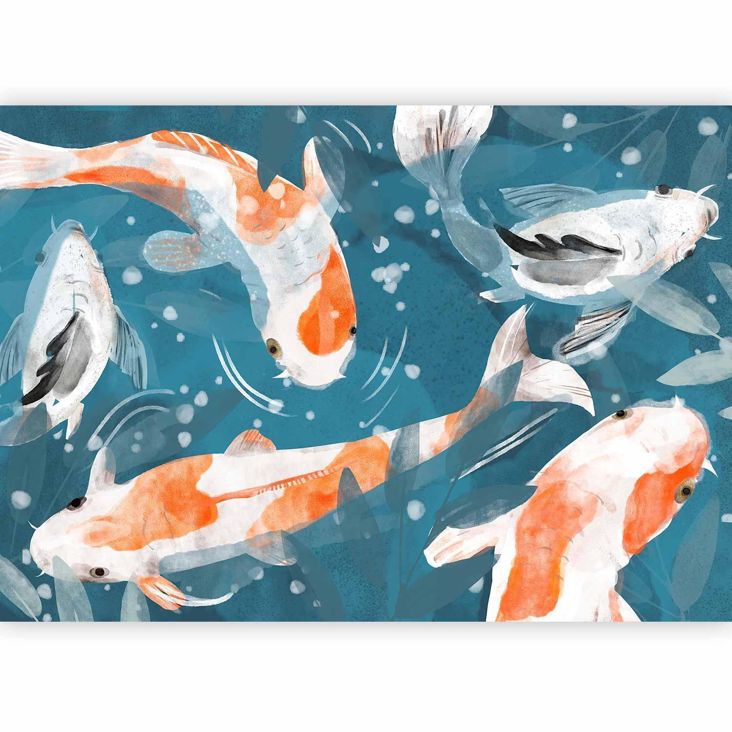 Papier peint - Koi Fishes - Second Variant