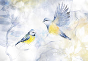 Papier peint - Watercolor Tit - First Variant