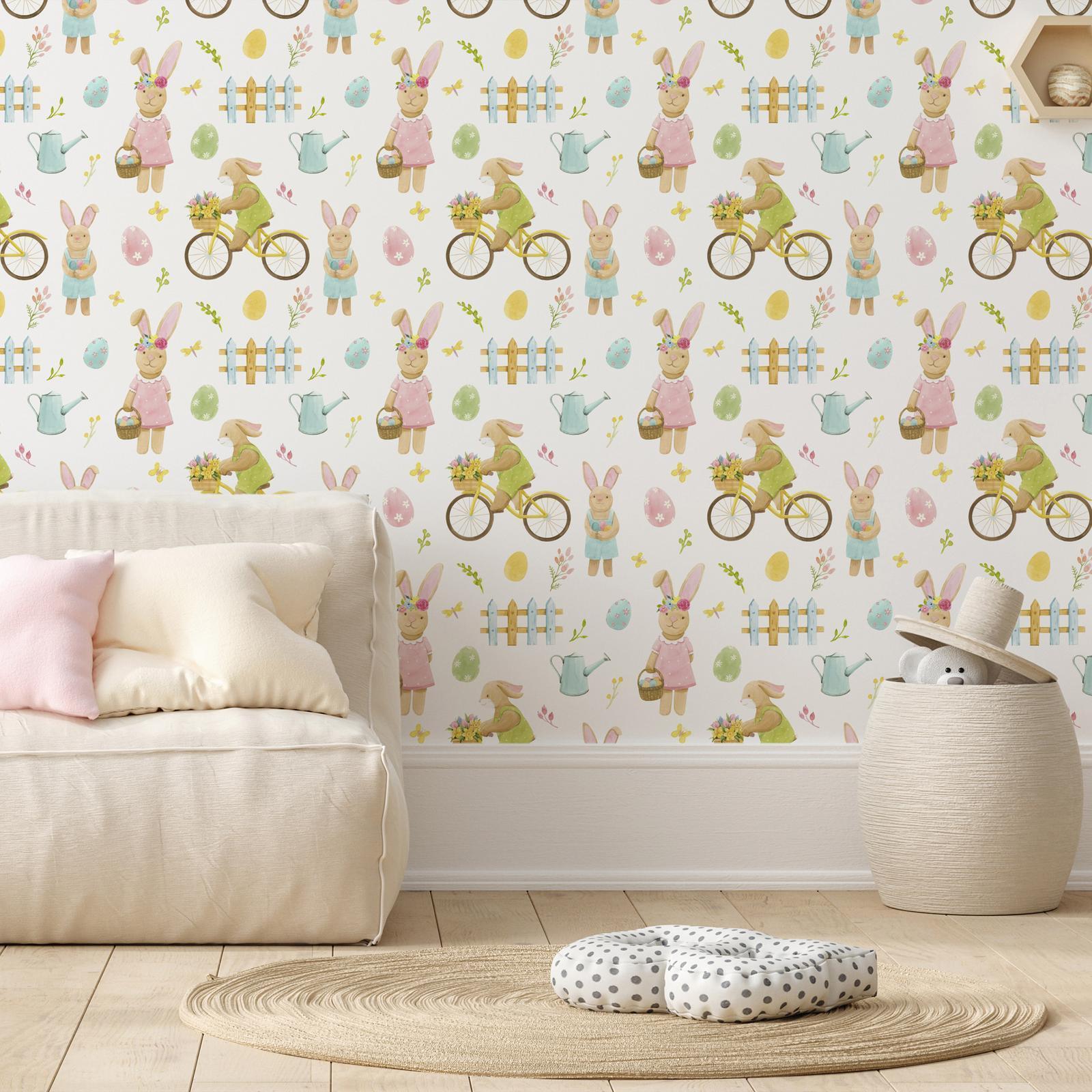 Tapisserie murale - Bunny Idyll