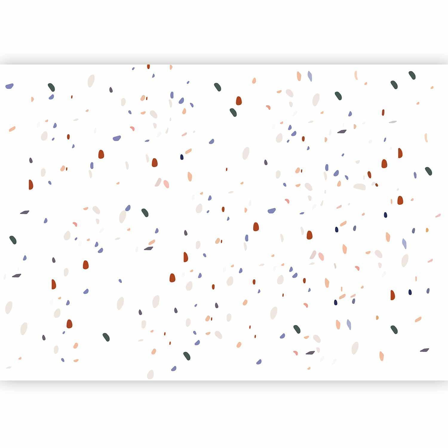 Papier peint - Classic Terrazzo on White Background