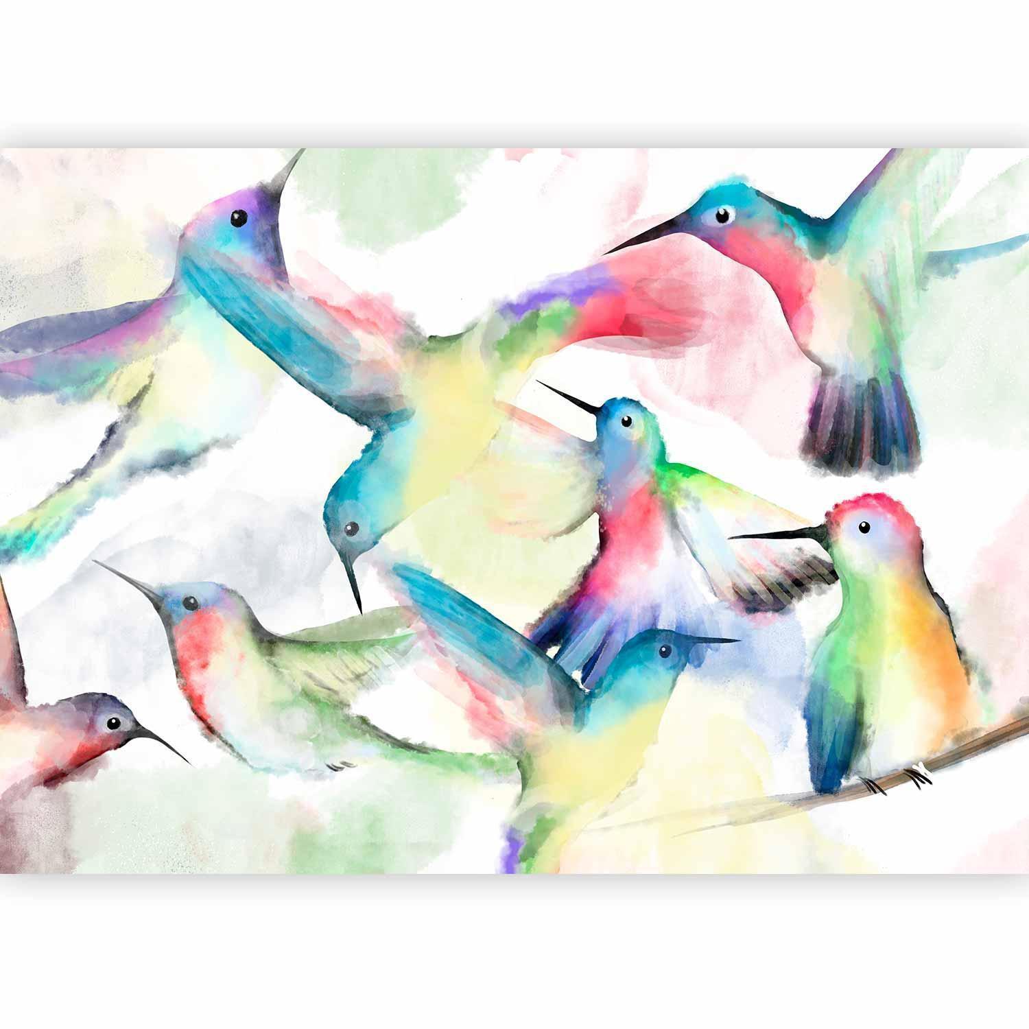 Papier peint - Watercolor Birds