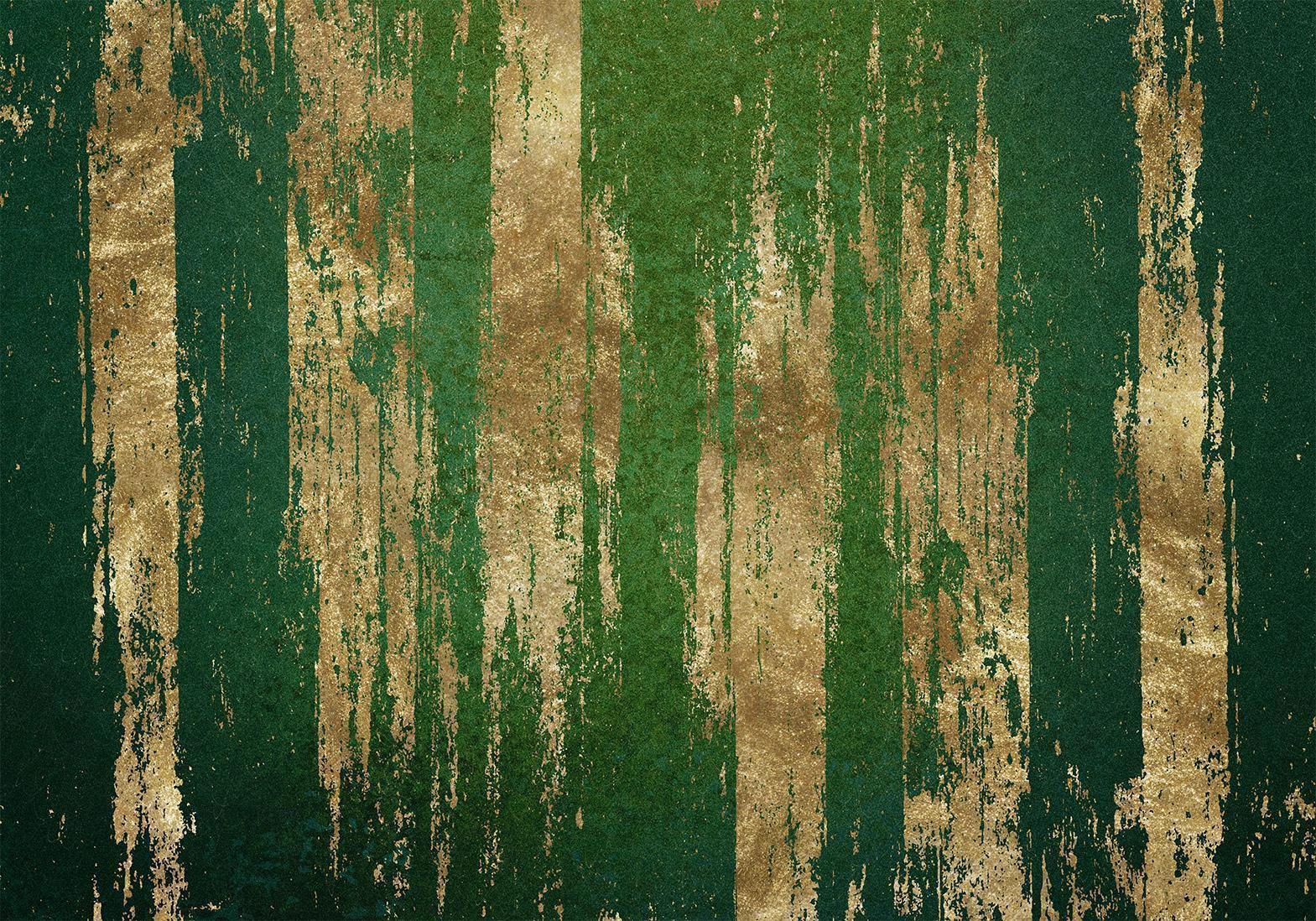 Papier peint - Golden-Green Expression