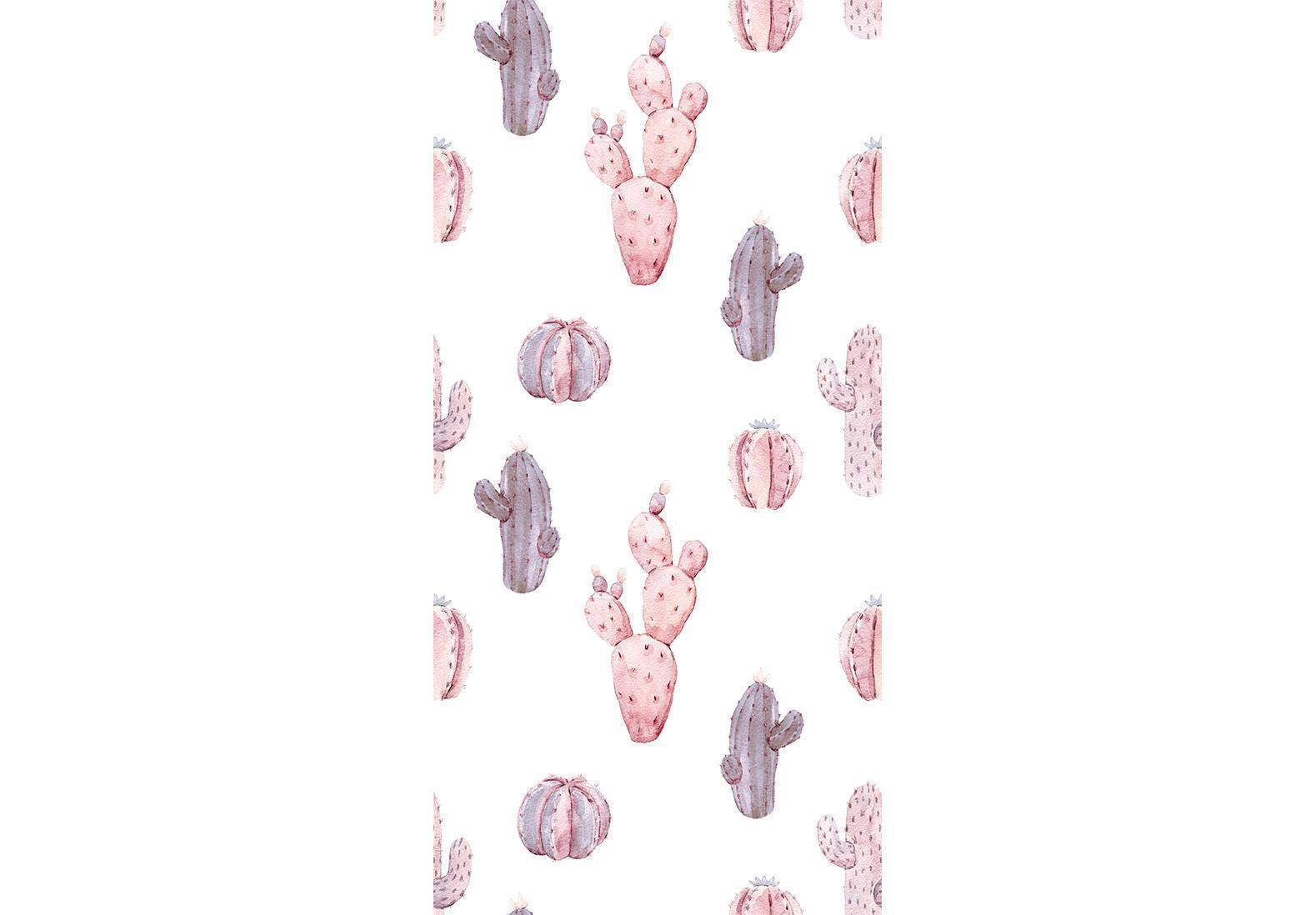 Tapisserie murale - Pink Cacti