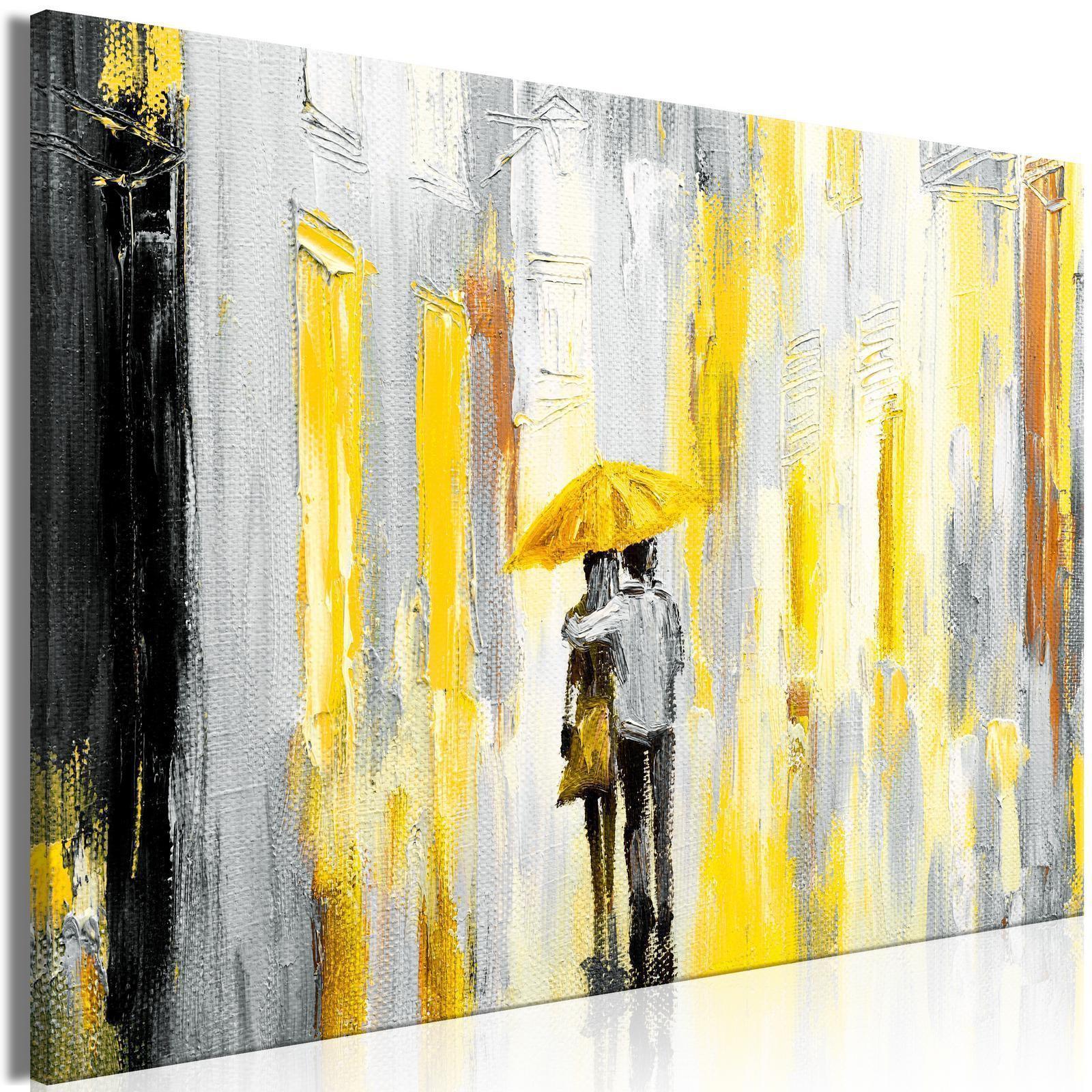 Tableau - Umbrella in Love (1 Part) Wide Yellow