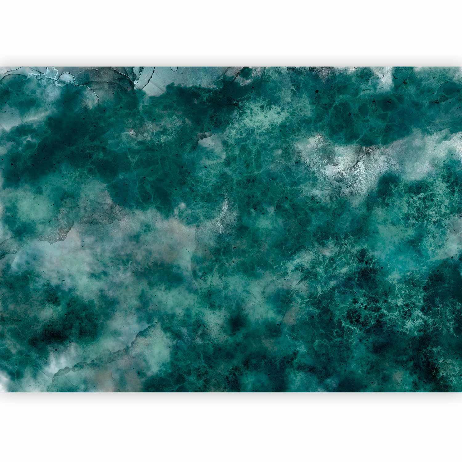 Papier peint - Malachite respite - modernist abstract background with texture