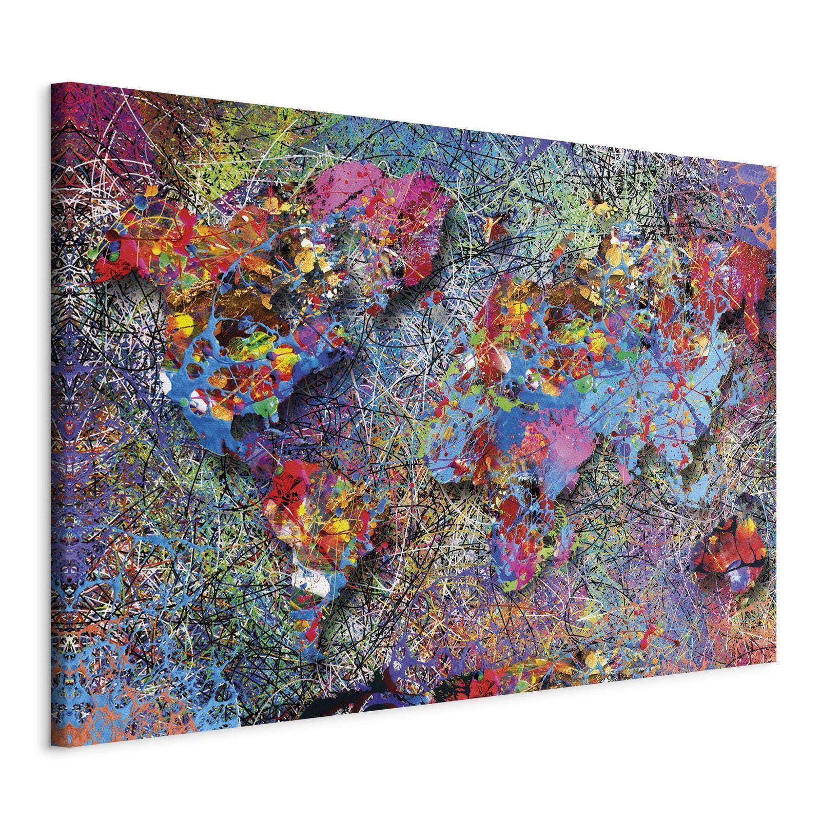 Tableau - Map: Jackson Pollock inspiration