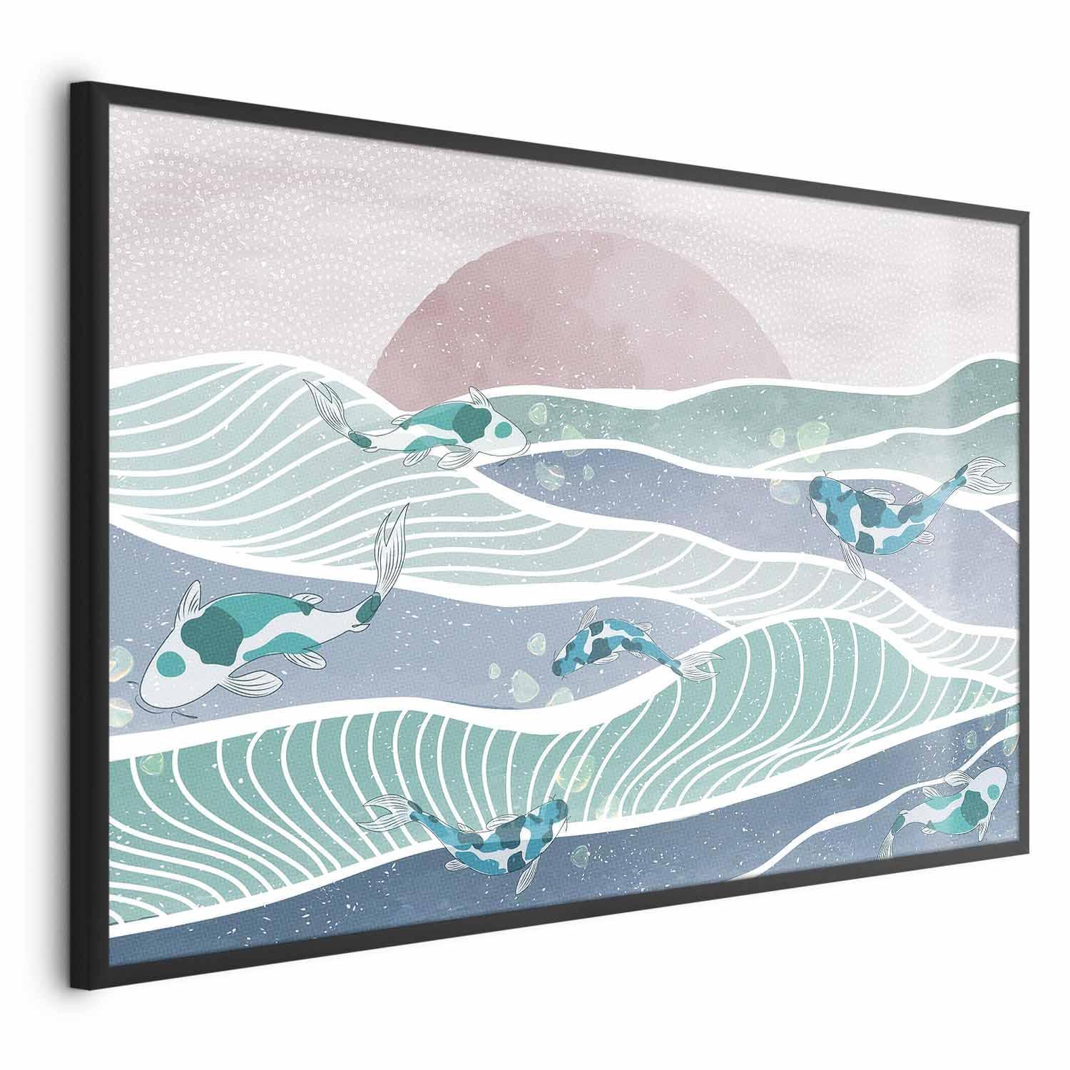 Poster - Fish on the Waves