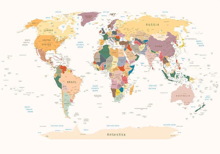 Papier peint - World Map