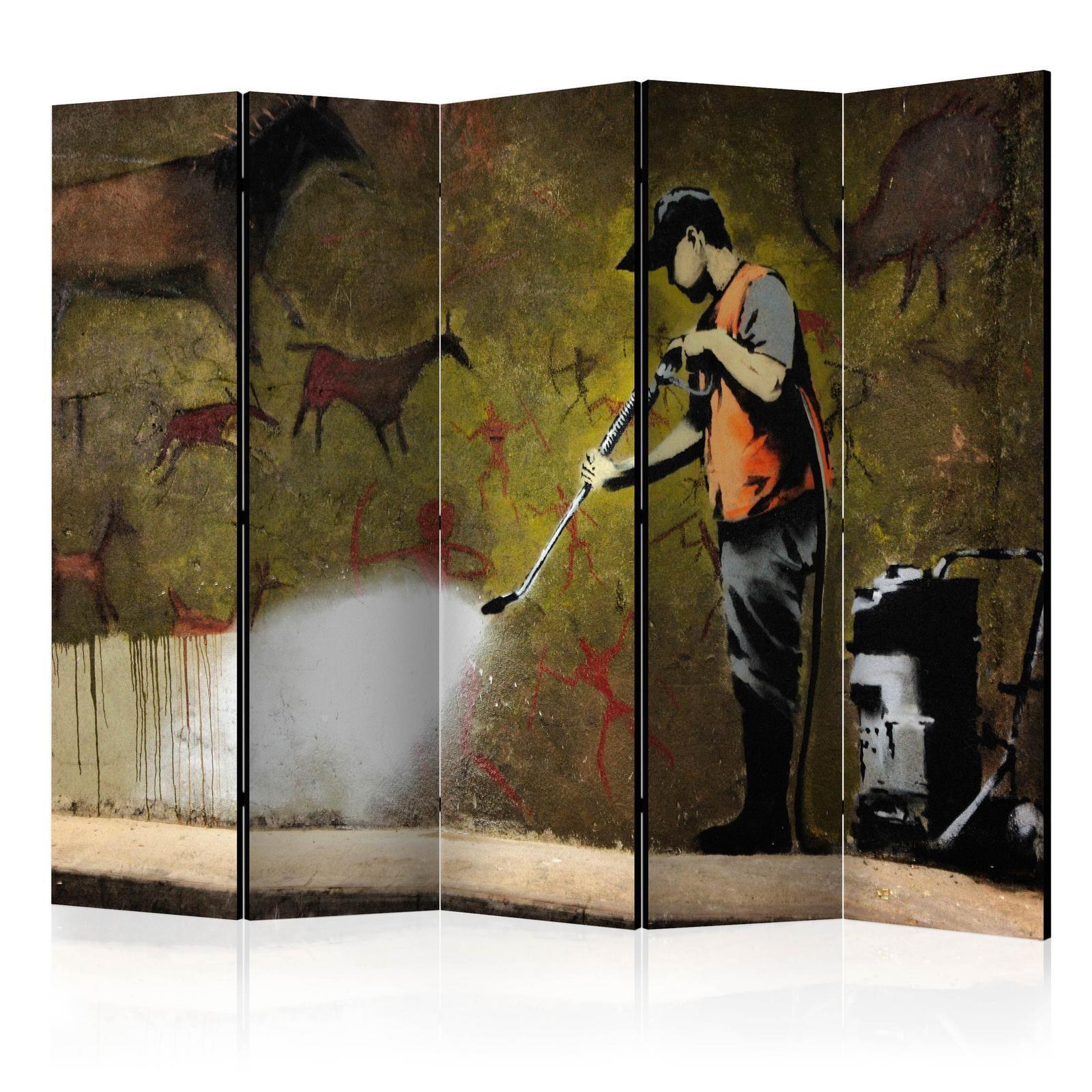 Paravent - Banksy - Cave Painting II