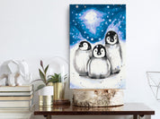 Peinture par numéros - Three Penguins