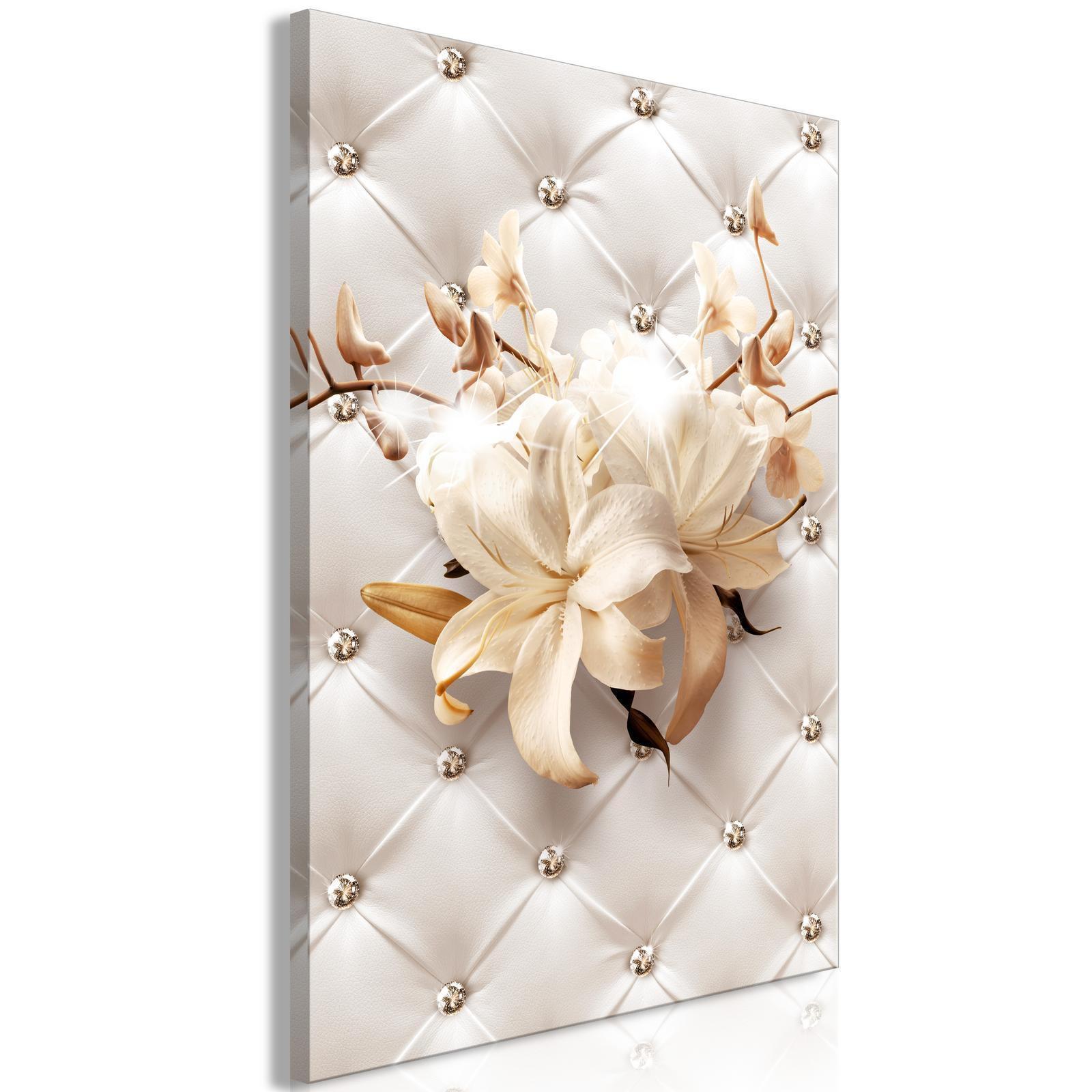 Tableau - Diamond Lilies (1 Part) Vertical