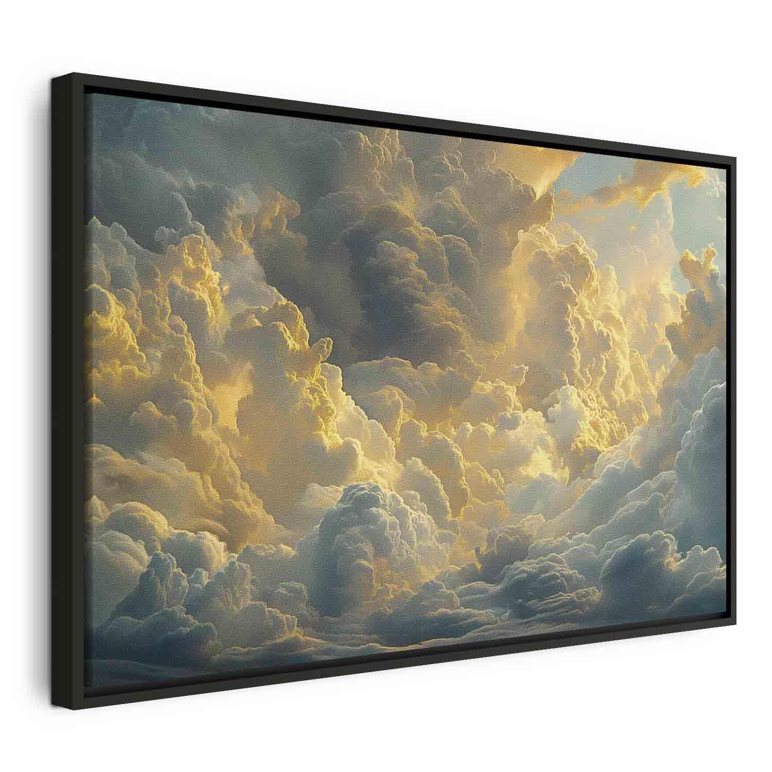 Tableau - Last Breath of the Day: Clouds Illuminated by Evening Glow