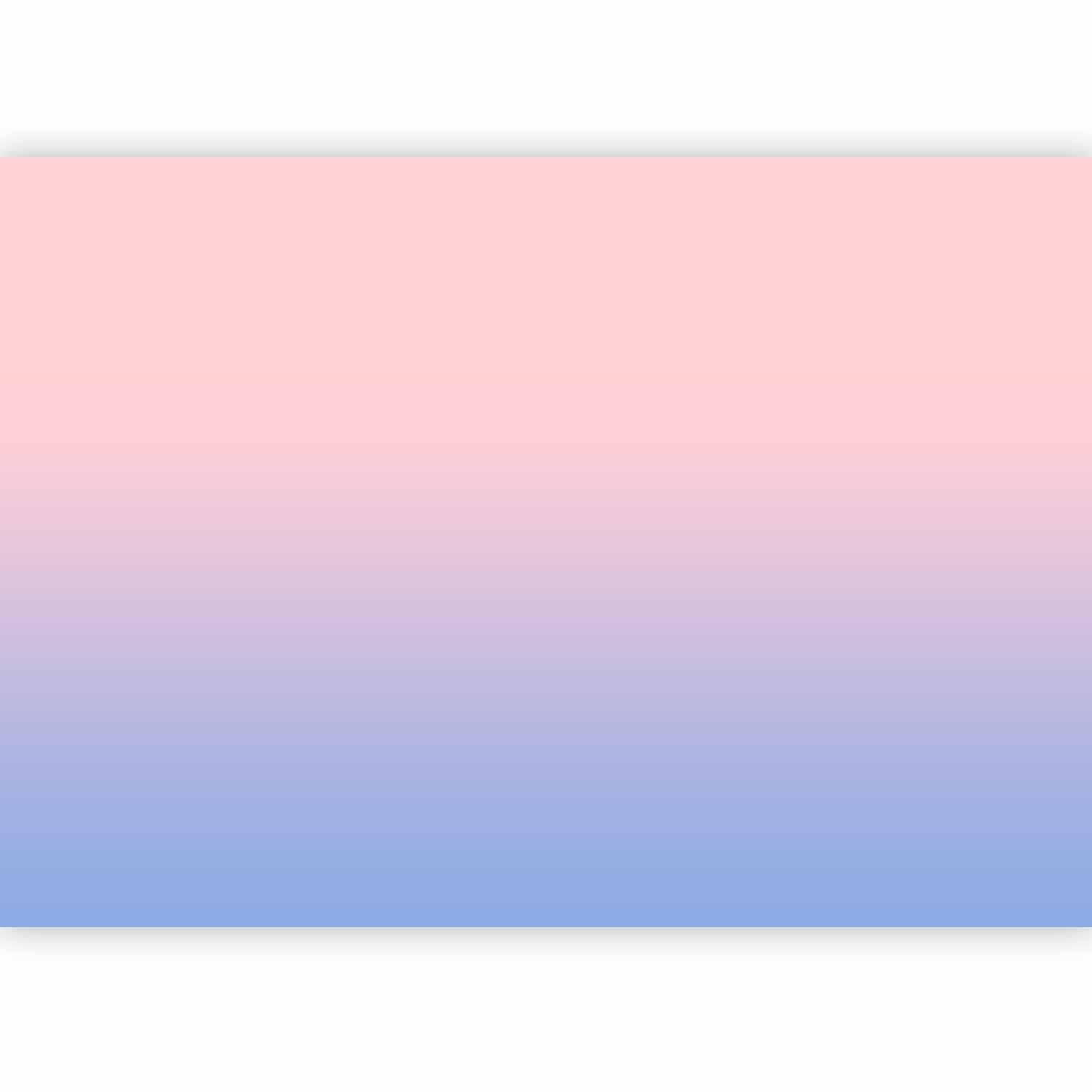 Papier peint - Pink Dawn - Gradient Background from Pink to Cool Blue