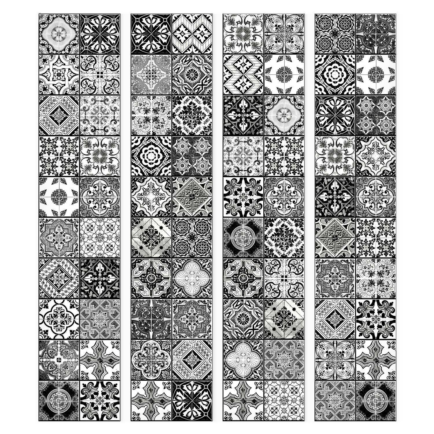 Tapisserie murale - Arabesque - Black& White