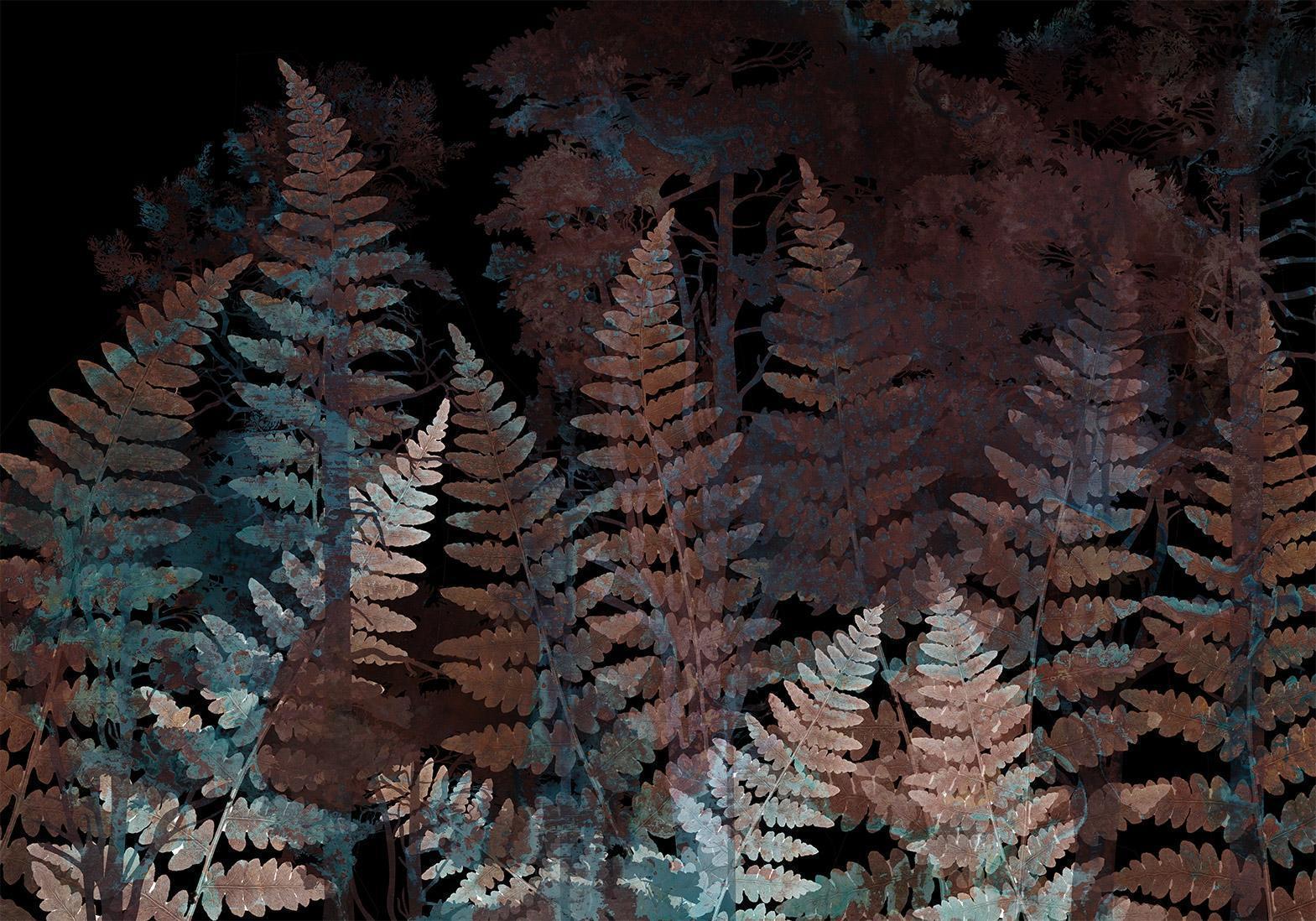 Papier peint - Ferns in the Woods - Third Variant