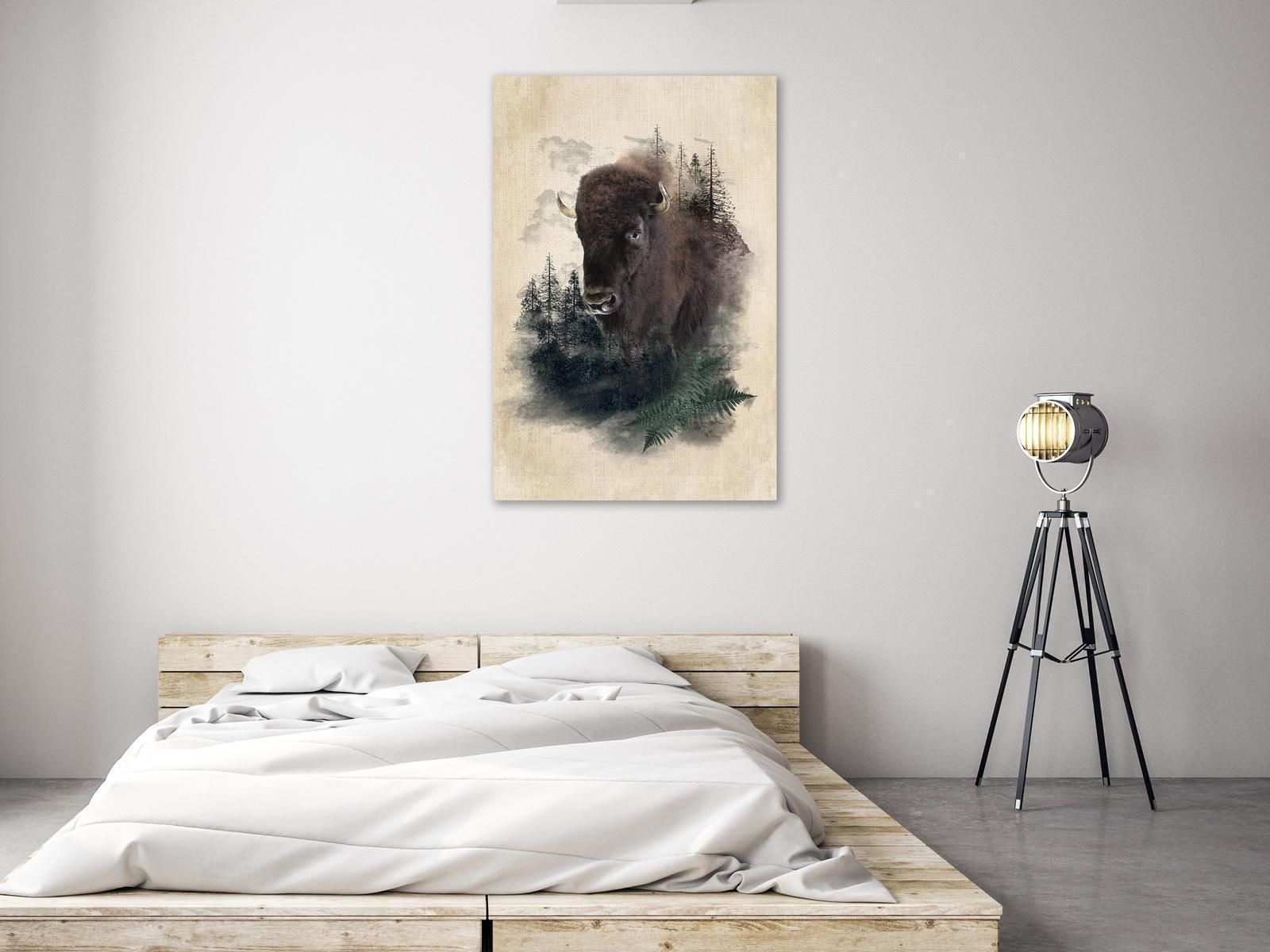 Tableau - Stately Buffalo (1 Part) Vertical